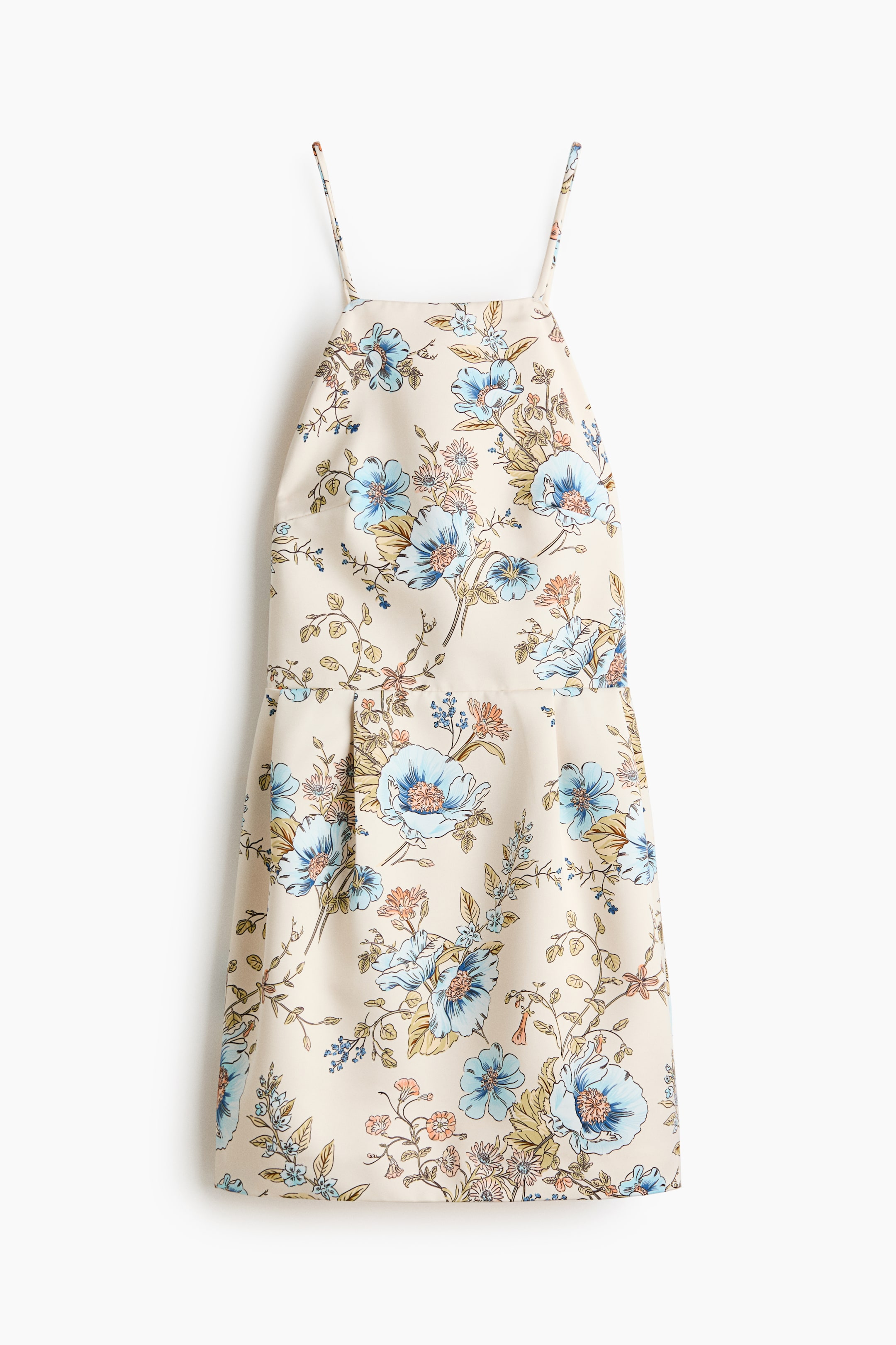 Robe à bretelles fines et dos ouvert
