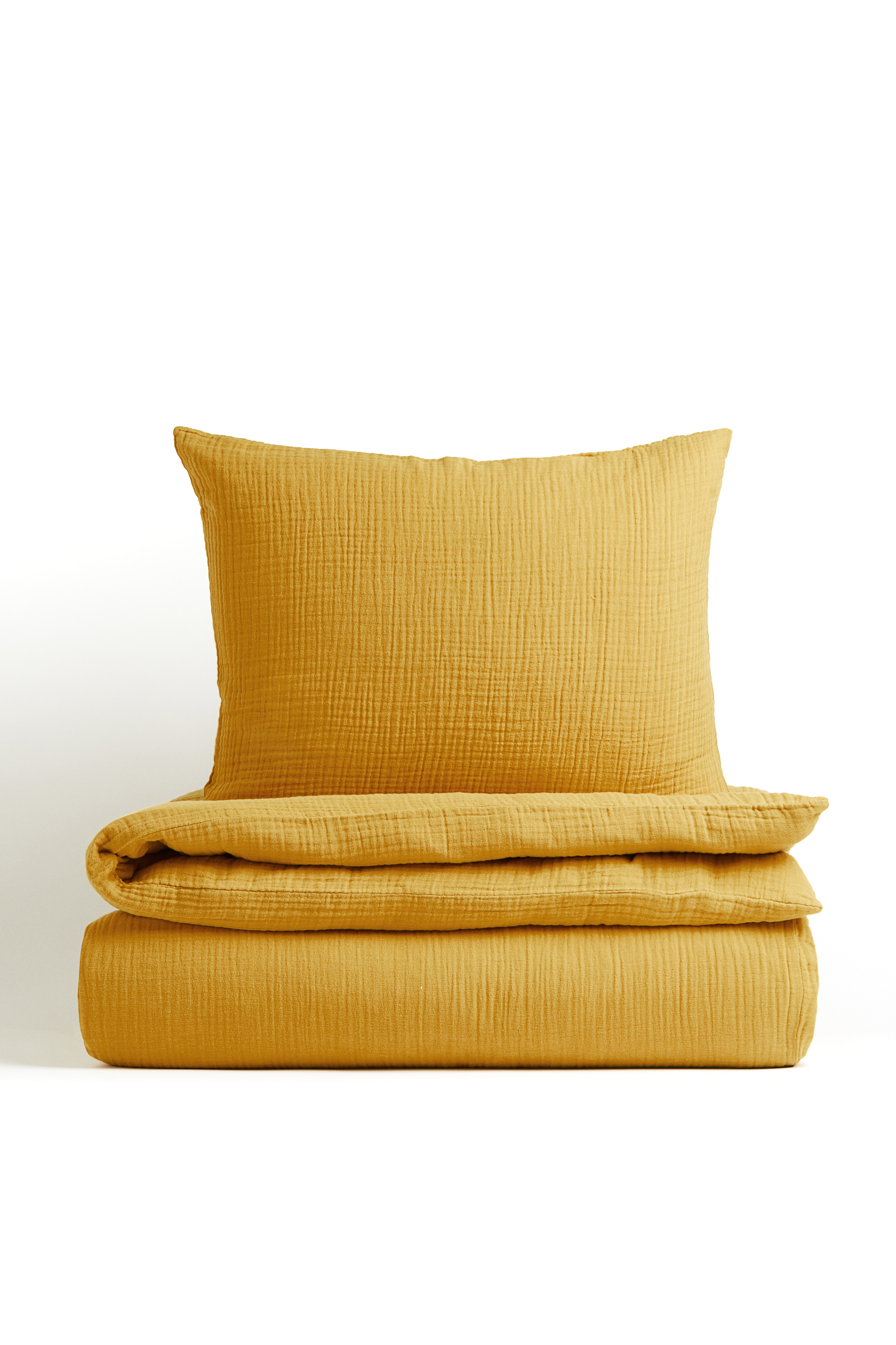 Musselin-Bettwäsche für Einzelbett - Helles Taupe - Home All | H&M DE