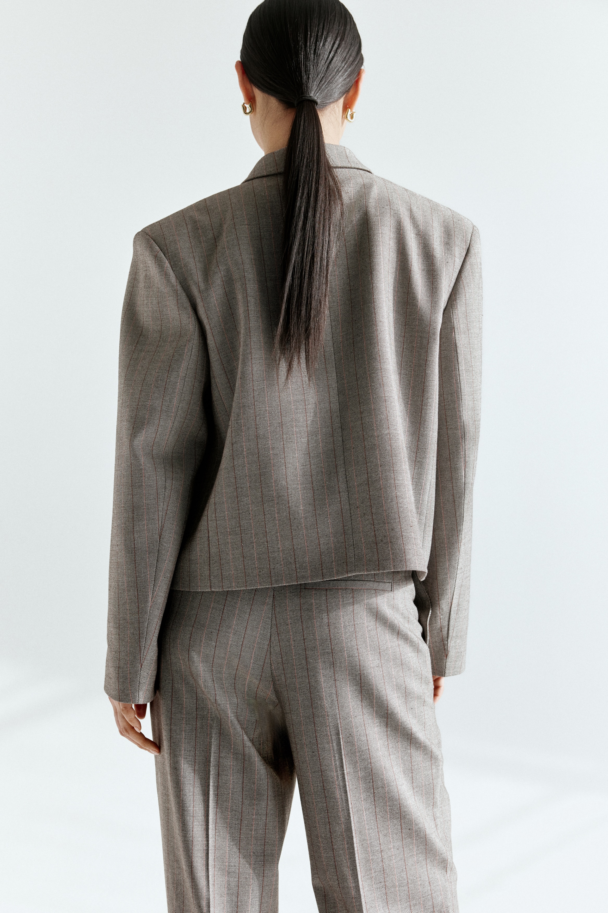 h&m grey dress pants Women's Gray Dress Pants