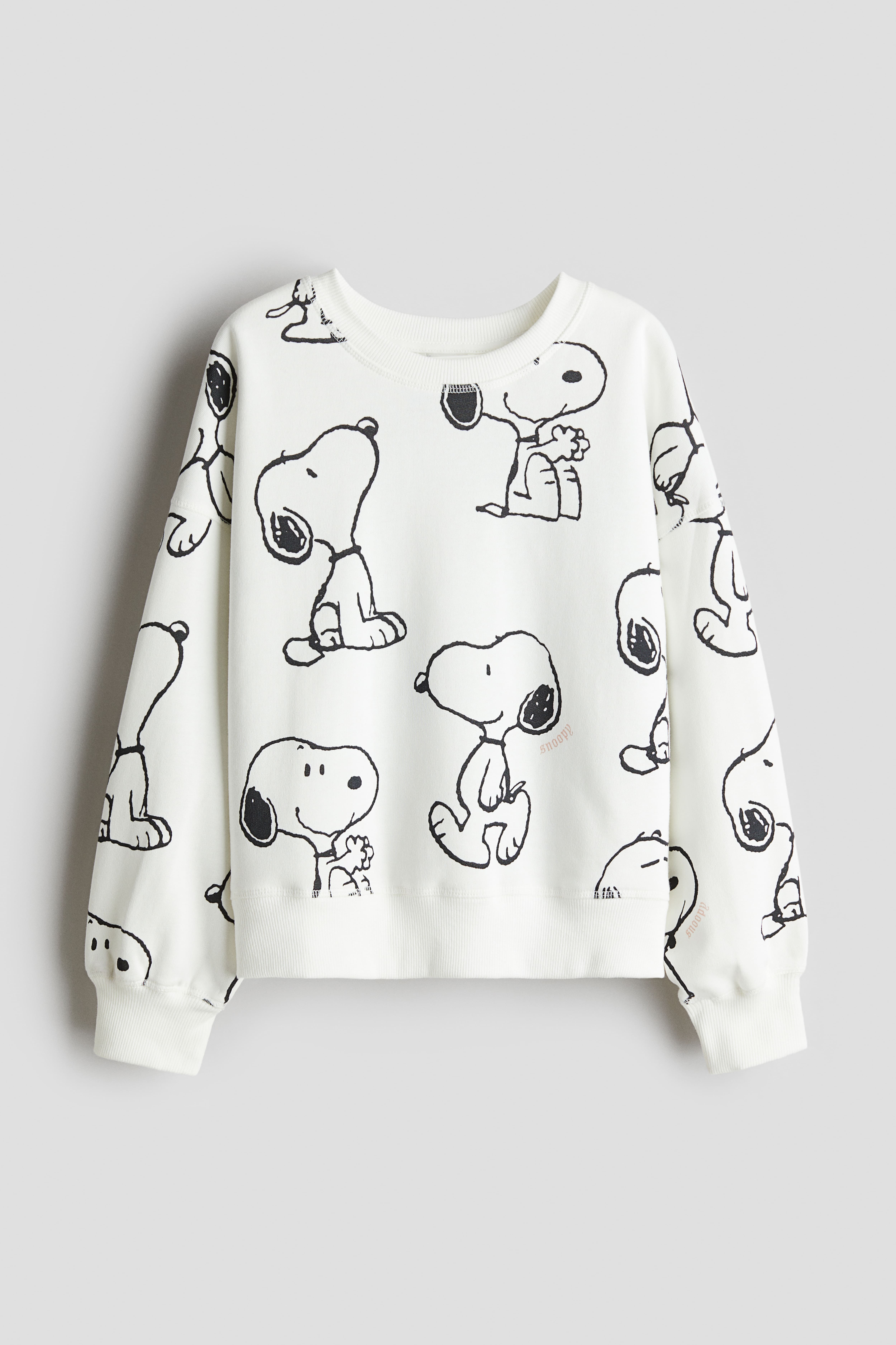 Print motif sweatshirt