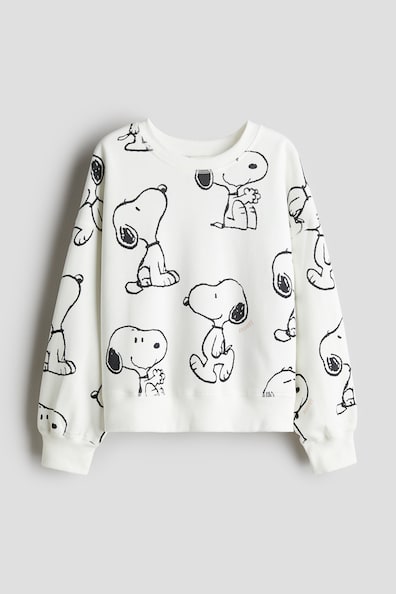 SweatshirtwithPrintedMotif