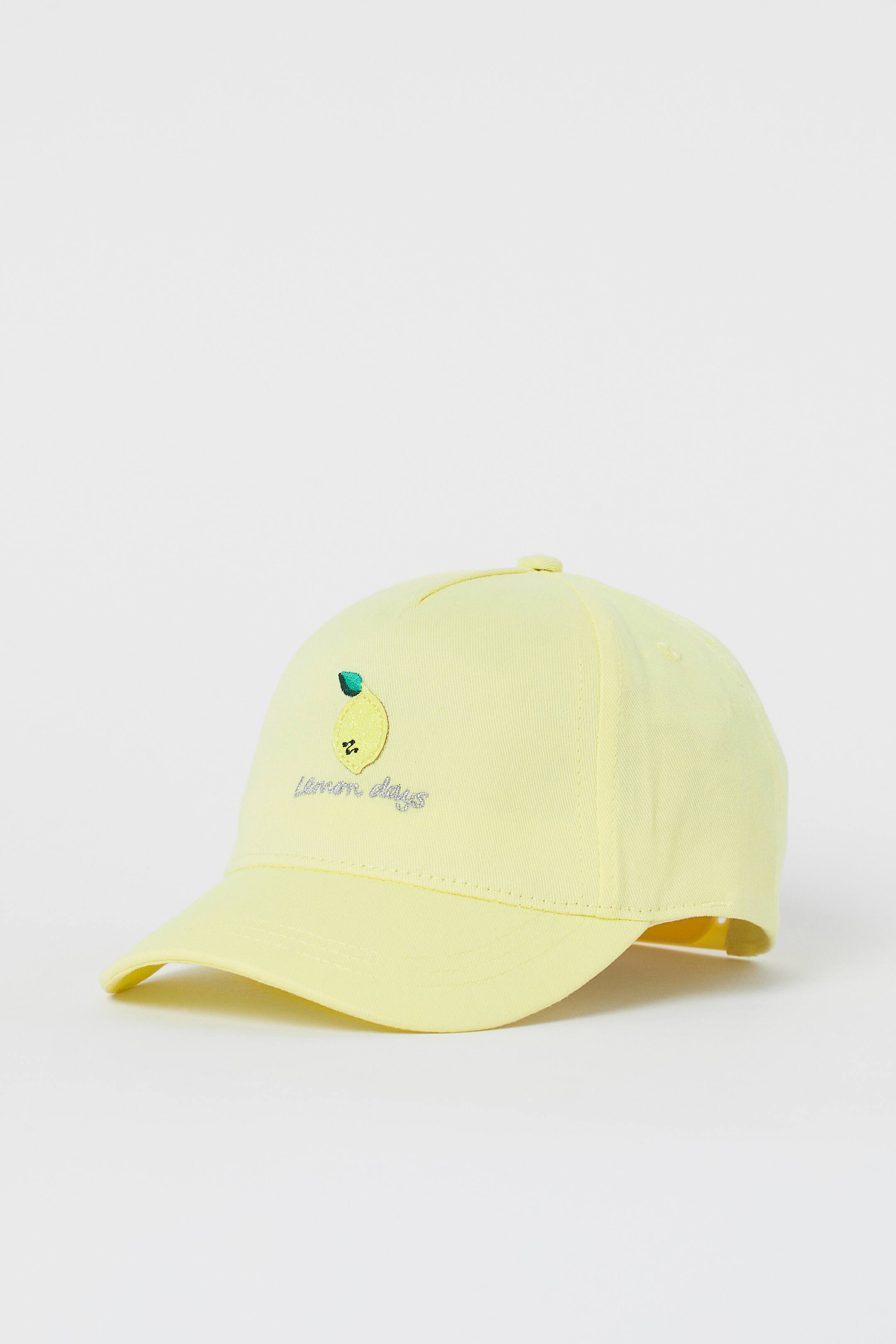 Größeres Bild ansehen: Twillcap mit Applikation - Hellgelb/Zitrone - Kids | H&M DE 1