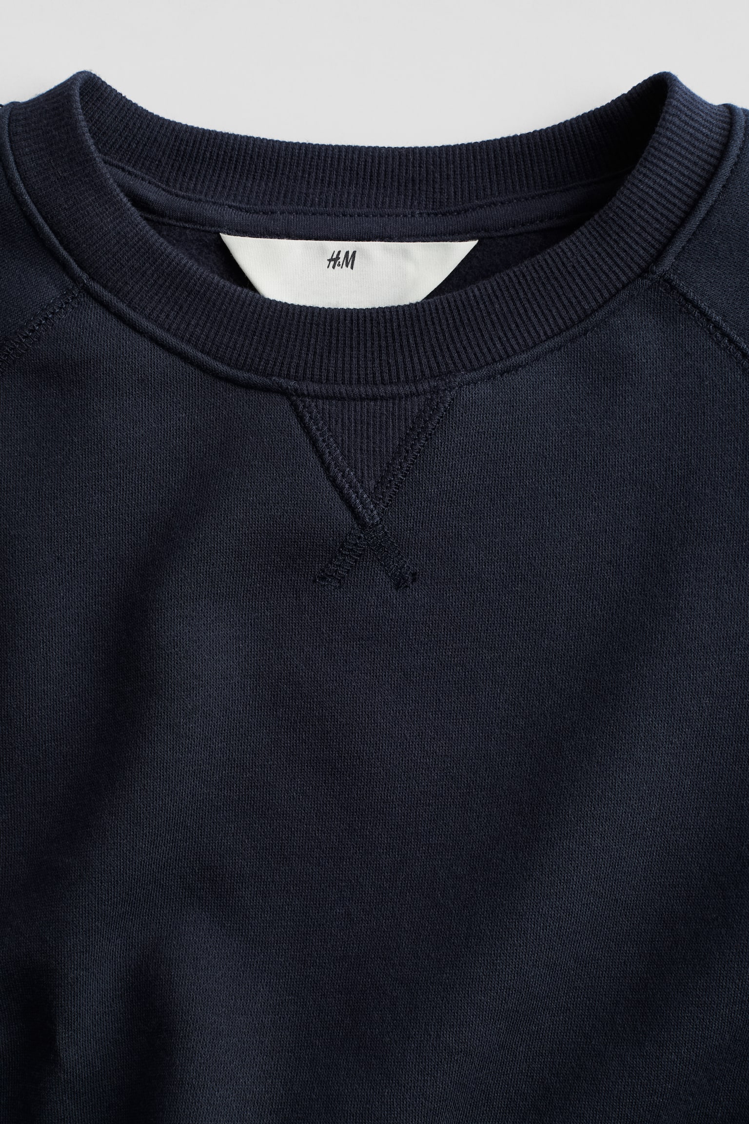 Crew-neck sweatshirt - Navy blue - 2