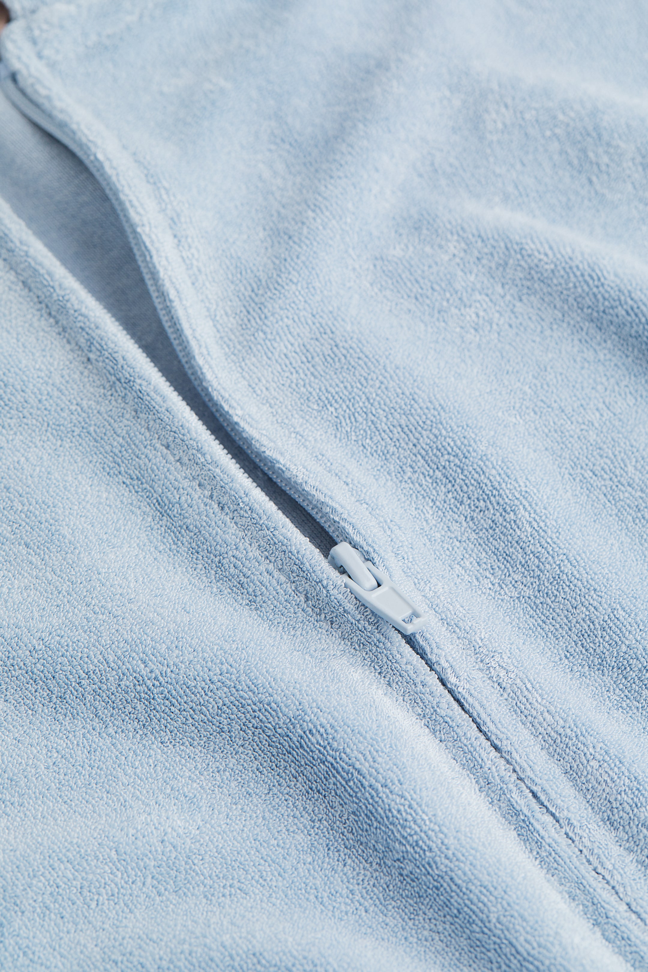 Größeres Bild ansehen: Hoodiejacke aus Frottee - Hellblau - Ladies | H&M DE 2