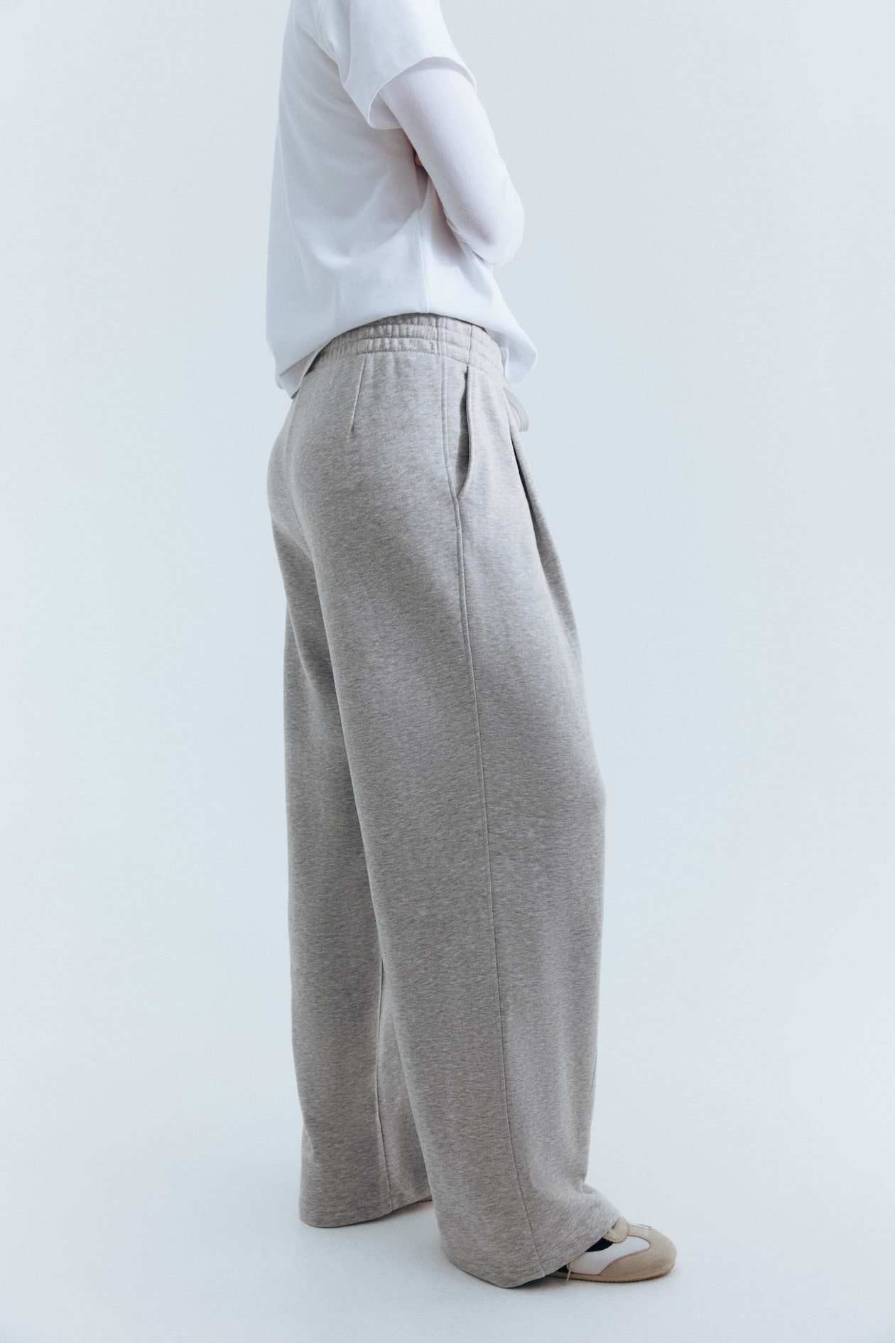 Pleat-Front Sweatpants - image 2