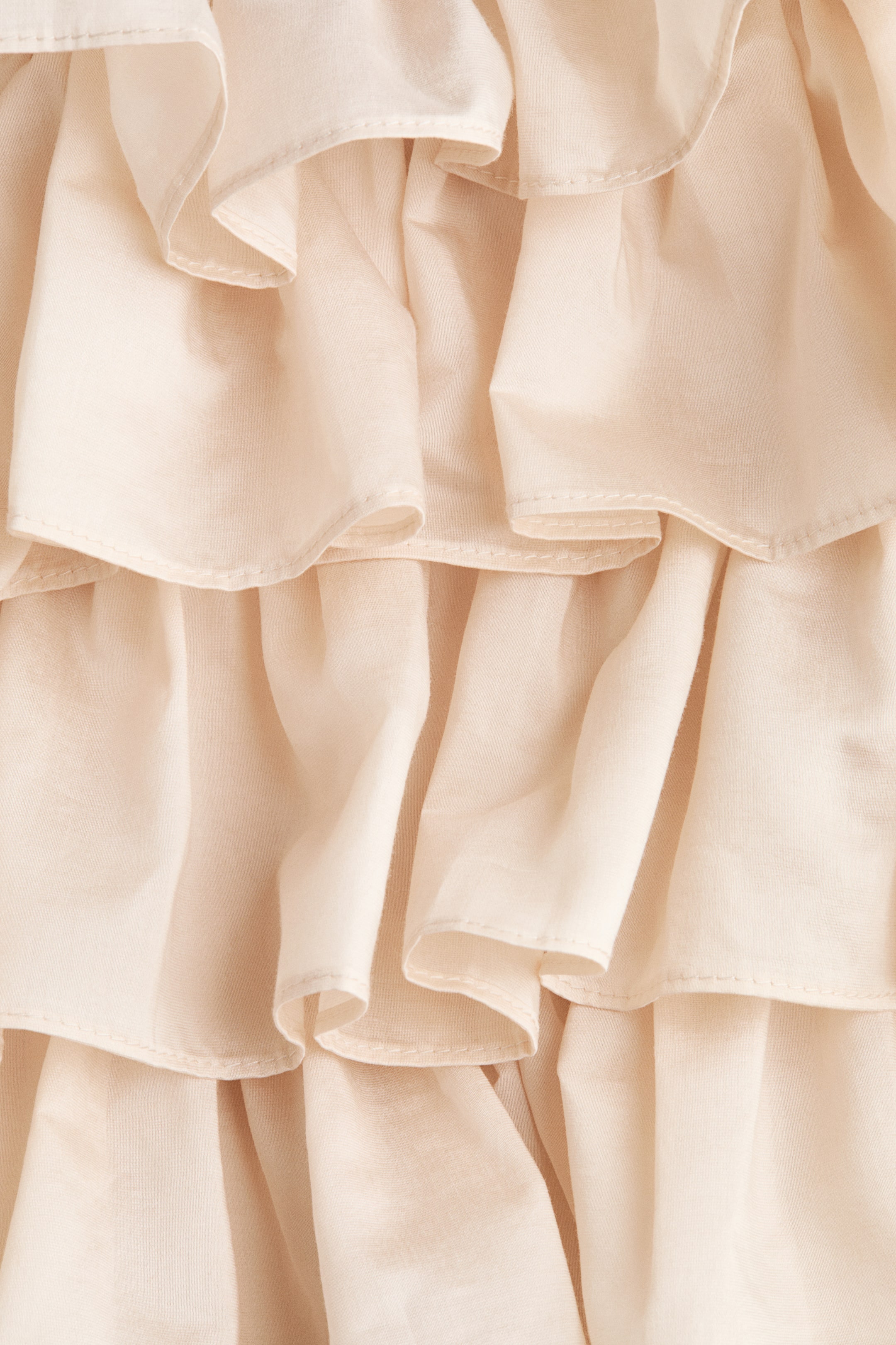 Ruffled Puff-Sleeved Blouse