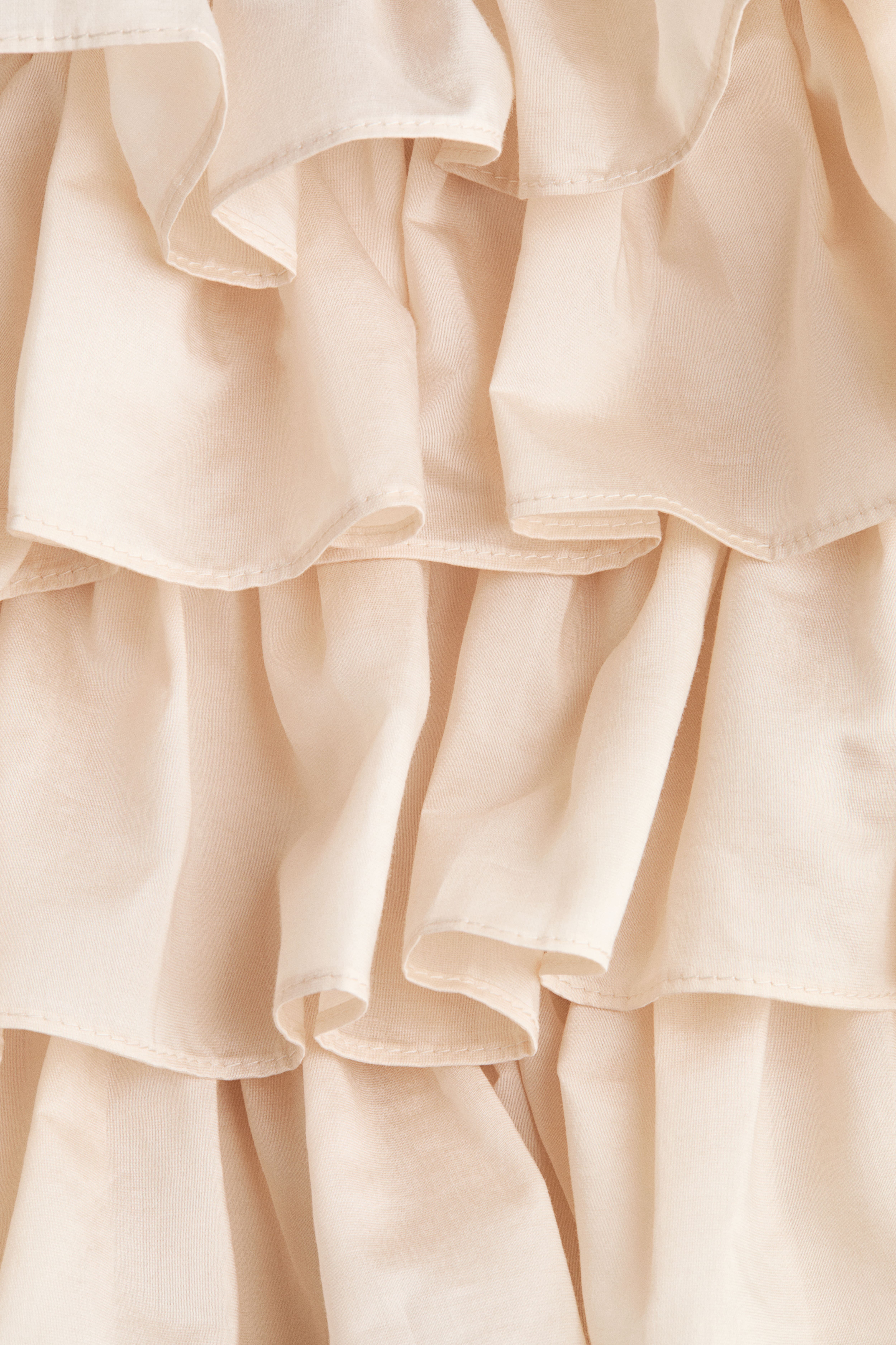 Ruffled Puff-Sleeved Blouse