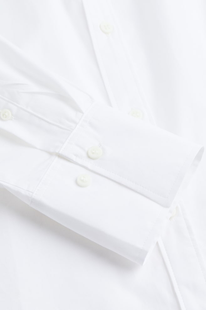 Cotton shirt - White/Black - 2
