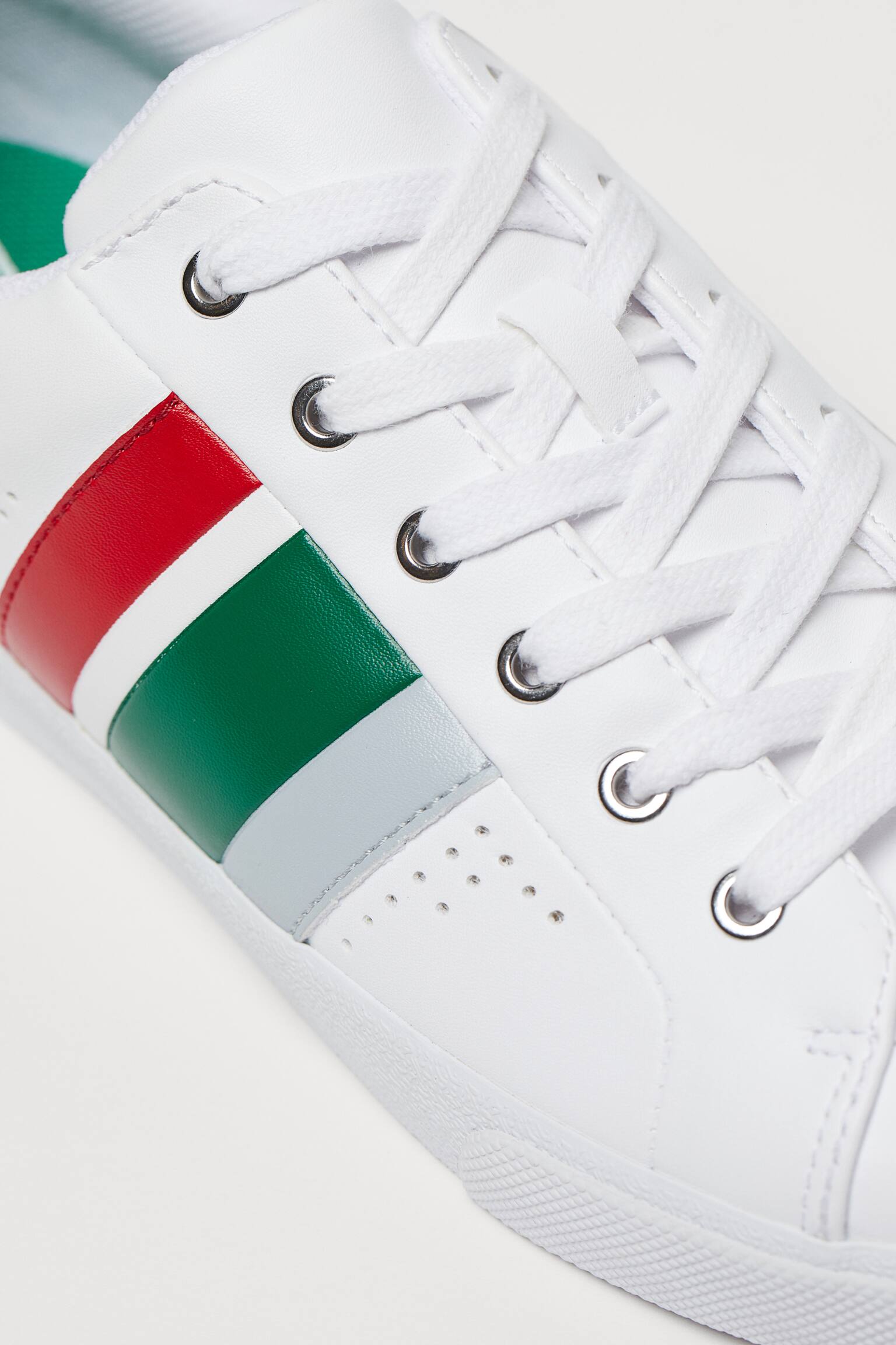 Trainers - White/Green - 3