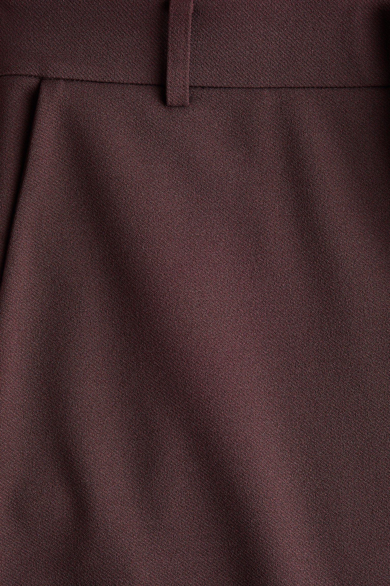 Jersey barrel-leg trousers - Dark brown/Black - 4