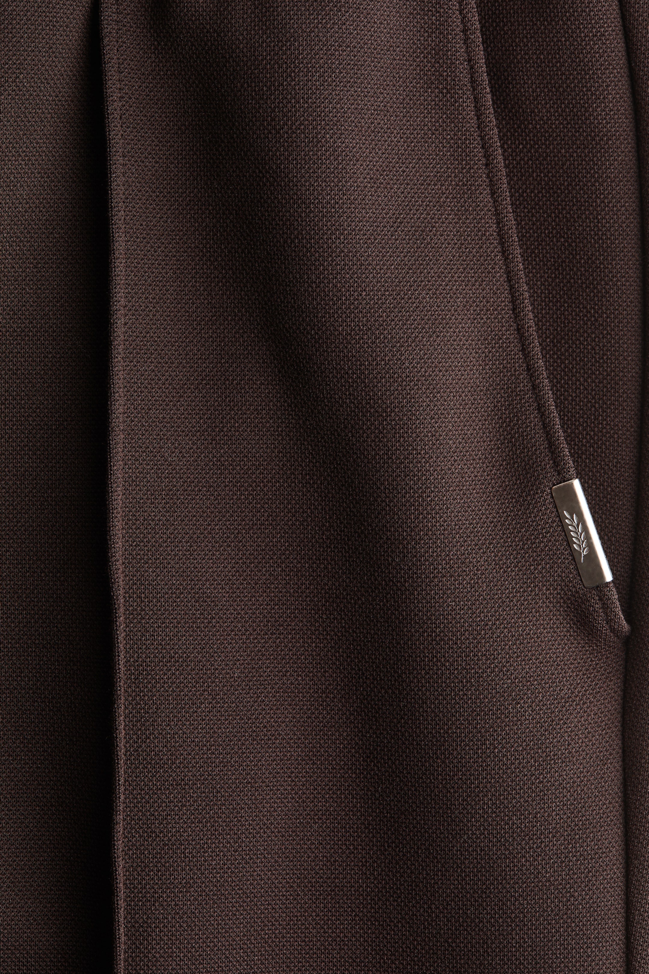 View larger image: Regular Fit Tailored joggers - Dark brown - Men | H&M IE 6