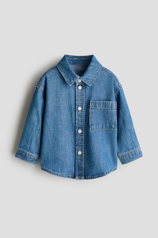 Denim shirt - Denim blue - 1