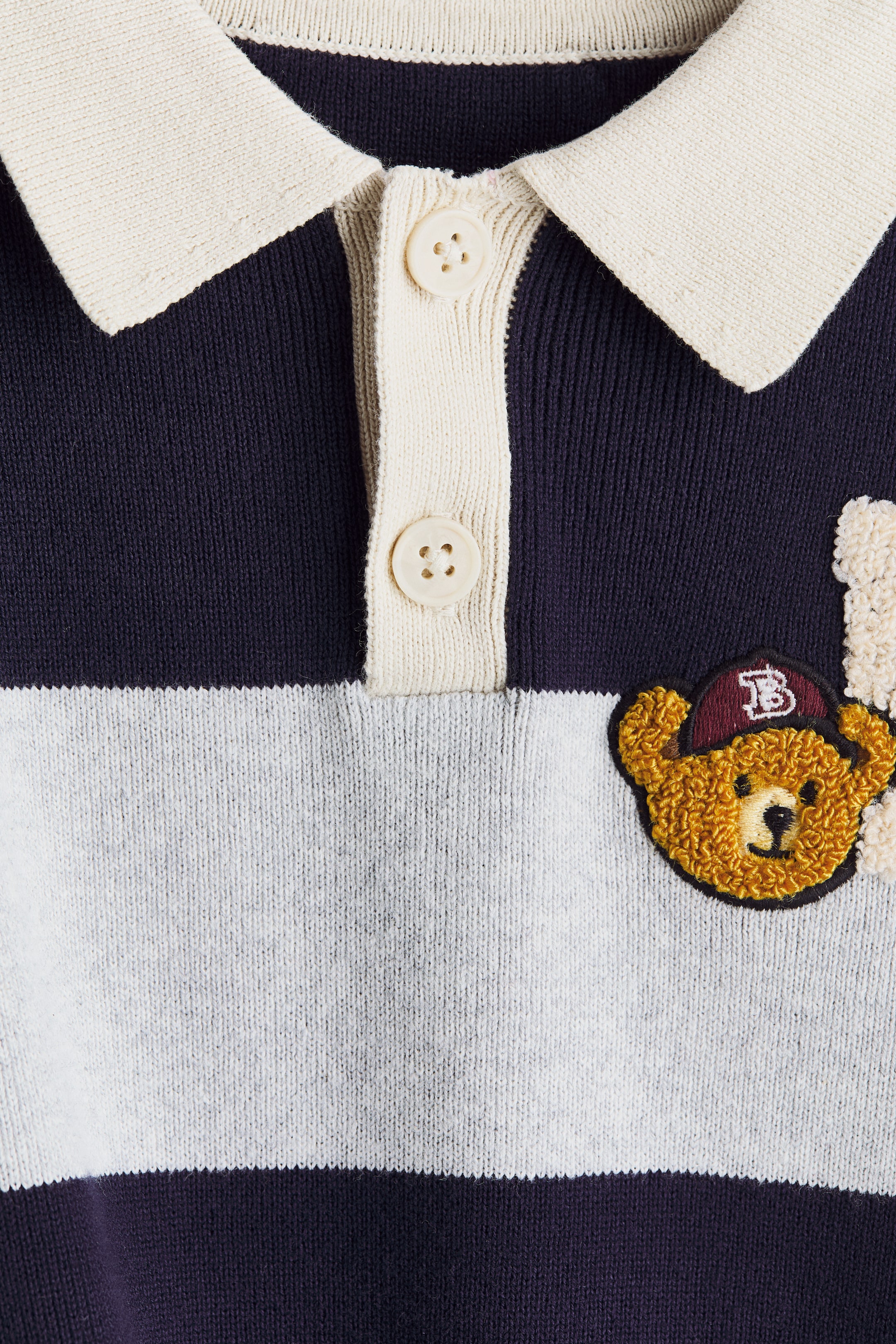 Детские рубашки H&M Rugby Shirt with Motif Detail — фото 6