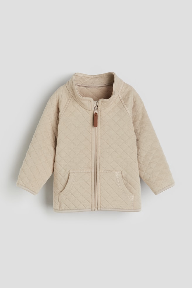 Quilted jacket - Light beige/Beige - 1