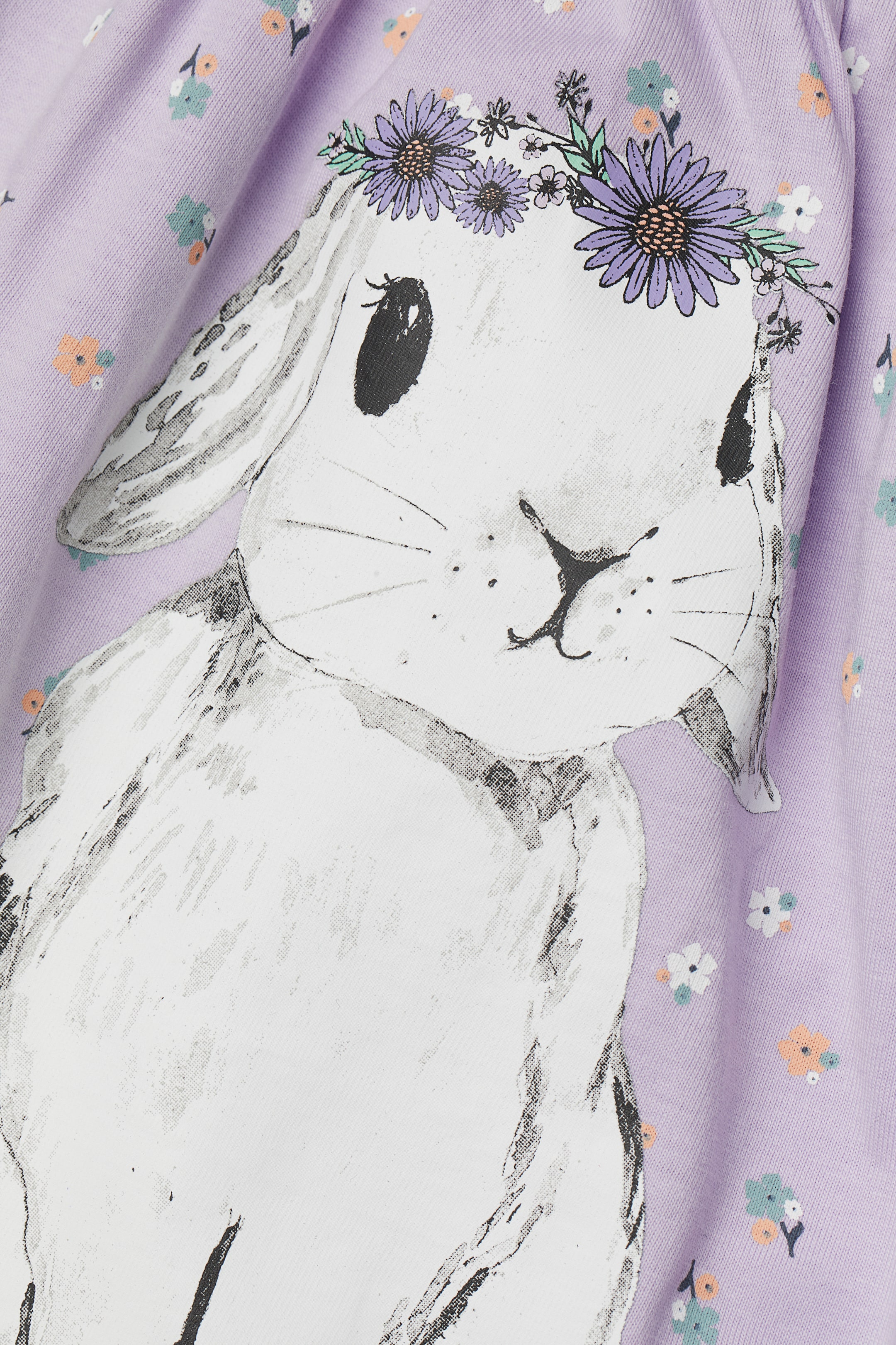 Pidžama od žerseja - Light purple/Rabbit - Kids | H&M RS
