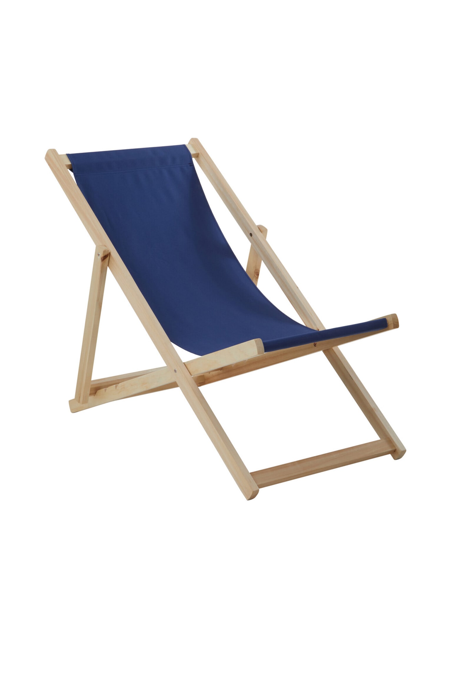 Beauport Deck Chair - Blue And Natural - 8