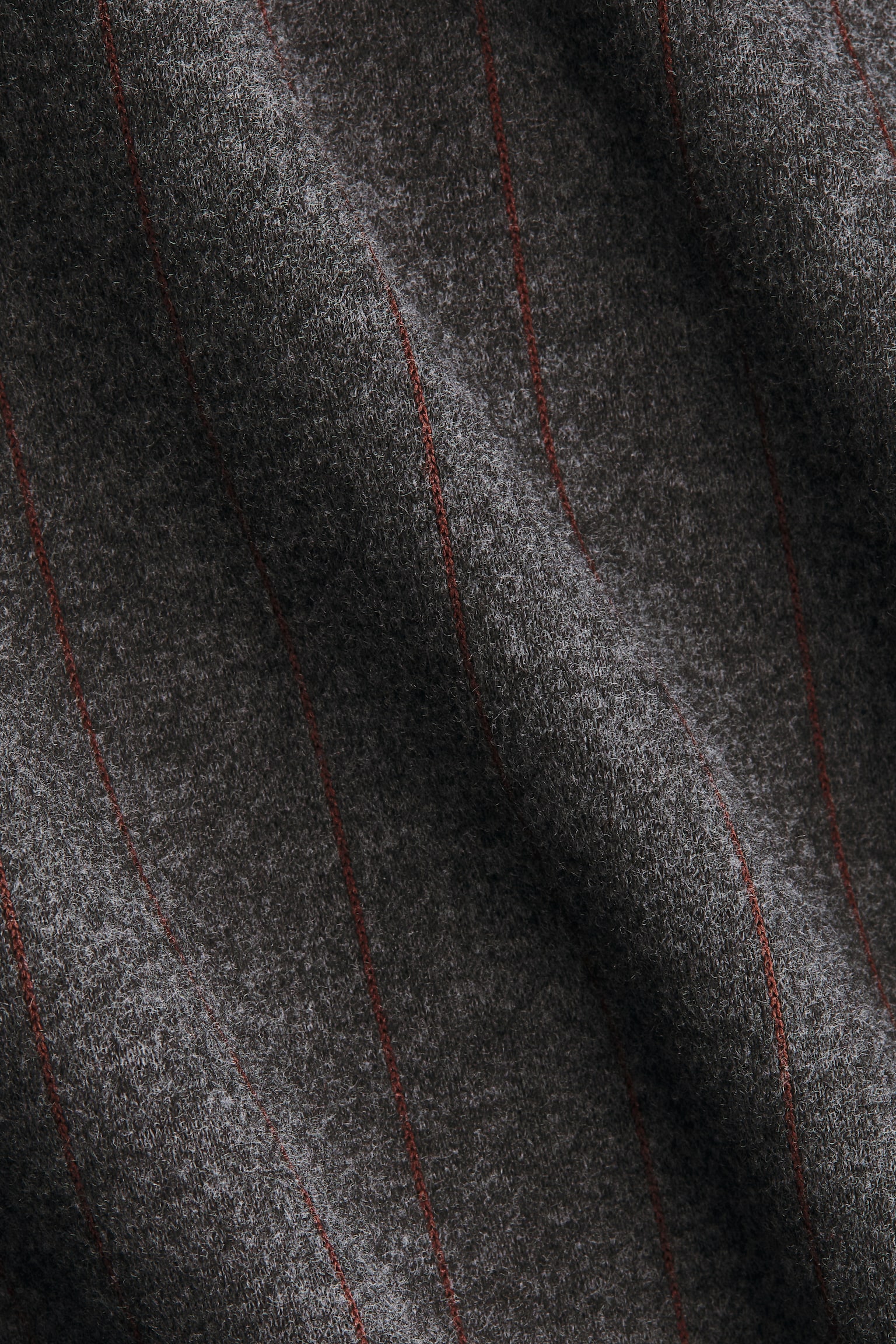 Priliehavá džersejová sukňa - Sivá melírovaná/pruhovaná/Čierna/Tmavosivá - 2