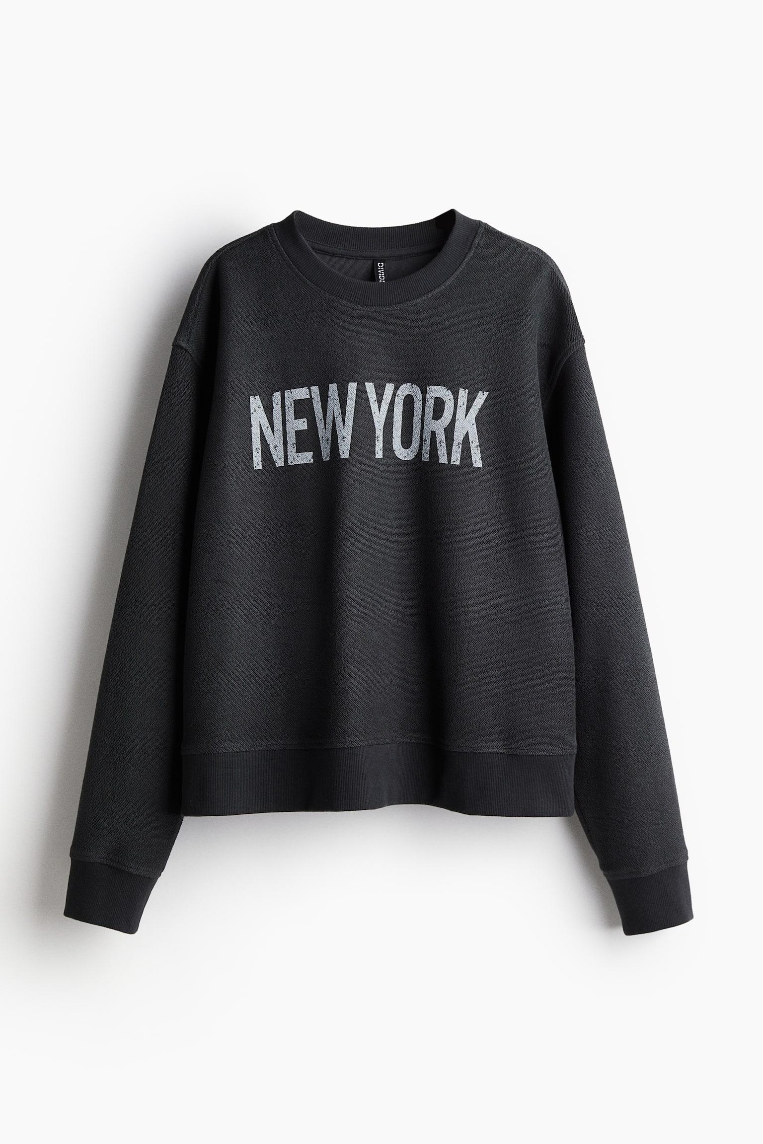 Oversized motif-front sweatshirt - Dark grey/New York/Light grey marl/Les Halles/Bright blue/Pasadena/Grey/Roses - 2