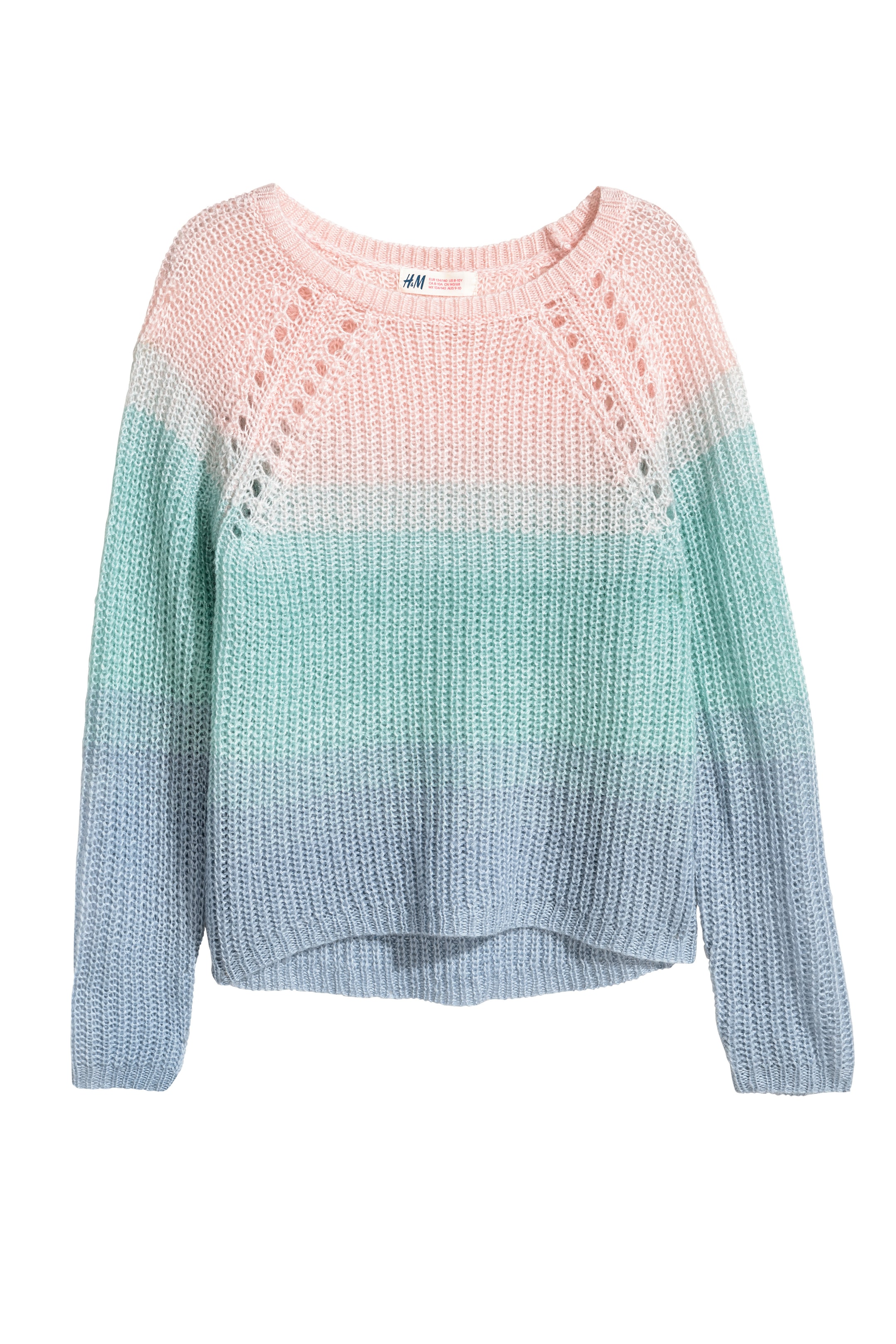Agrandir l'image: Pull - Rose/turquoise - ENFANT | H&M FR 1