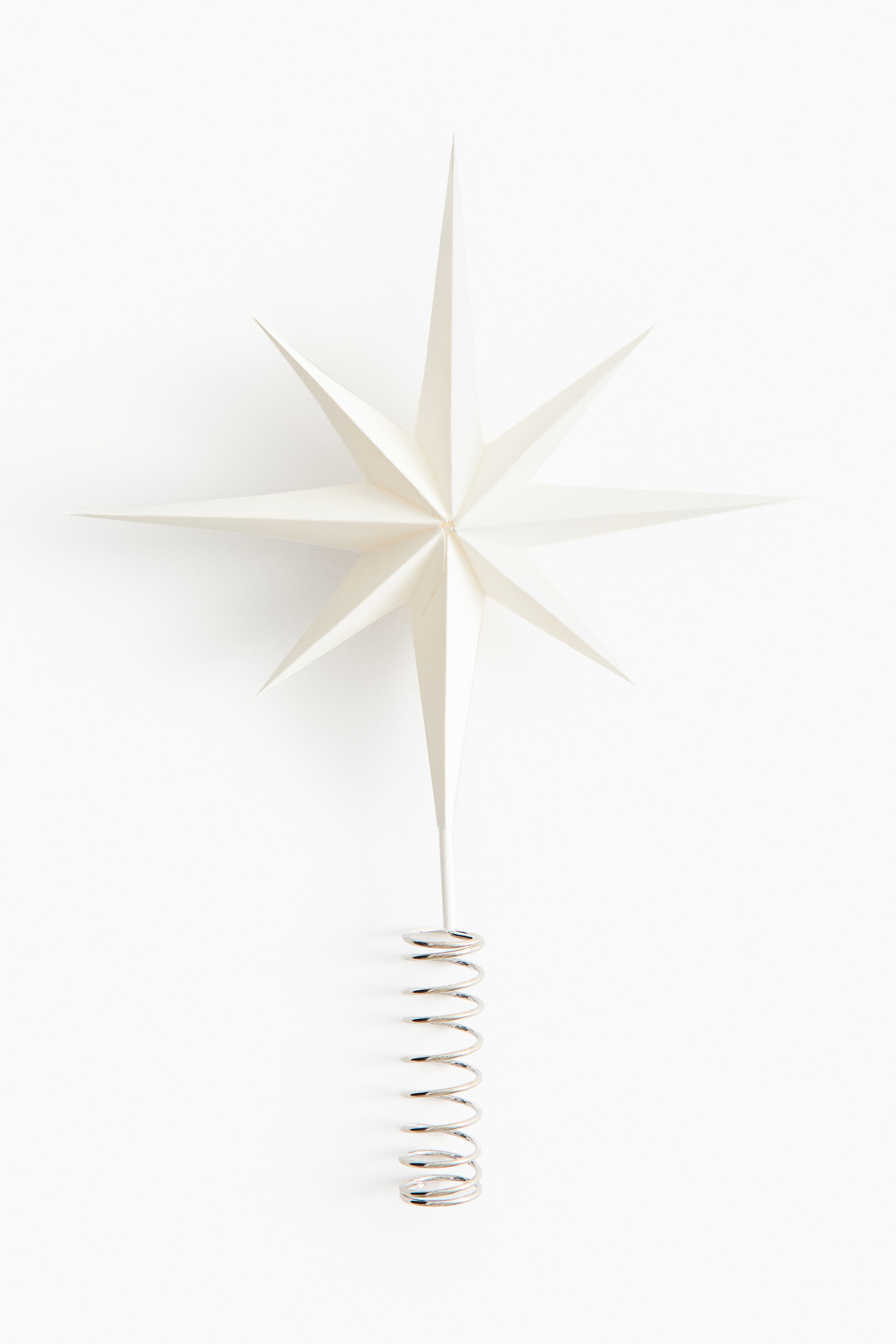 Christmas Tree Star - White