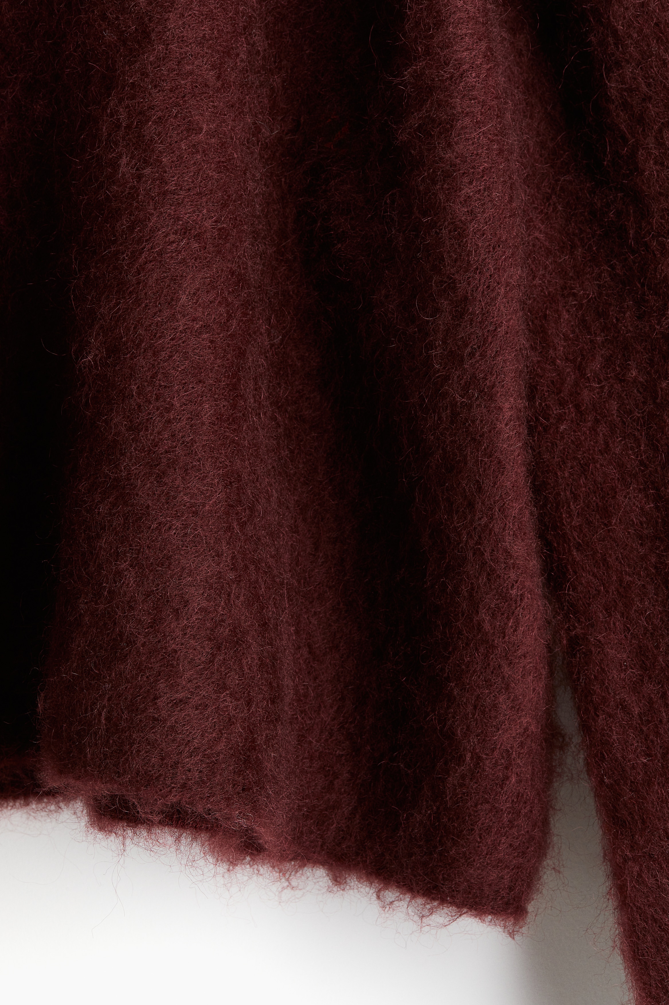 Pull Femme En Mohair Bordeaux - Taille XL - Marque Elena - Neuf Avec Étiquettes