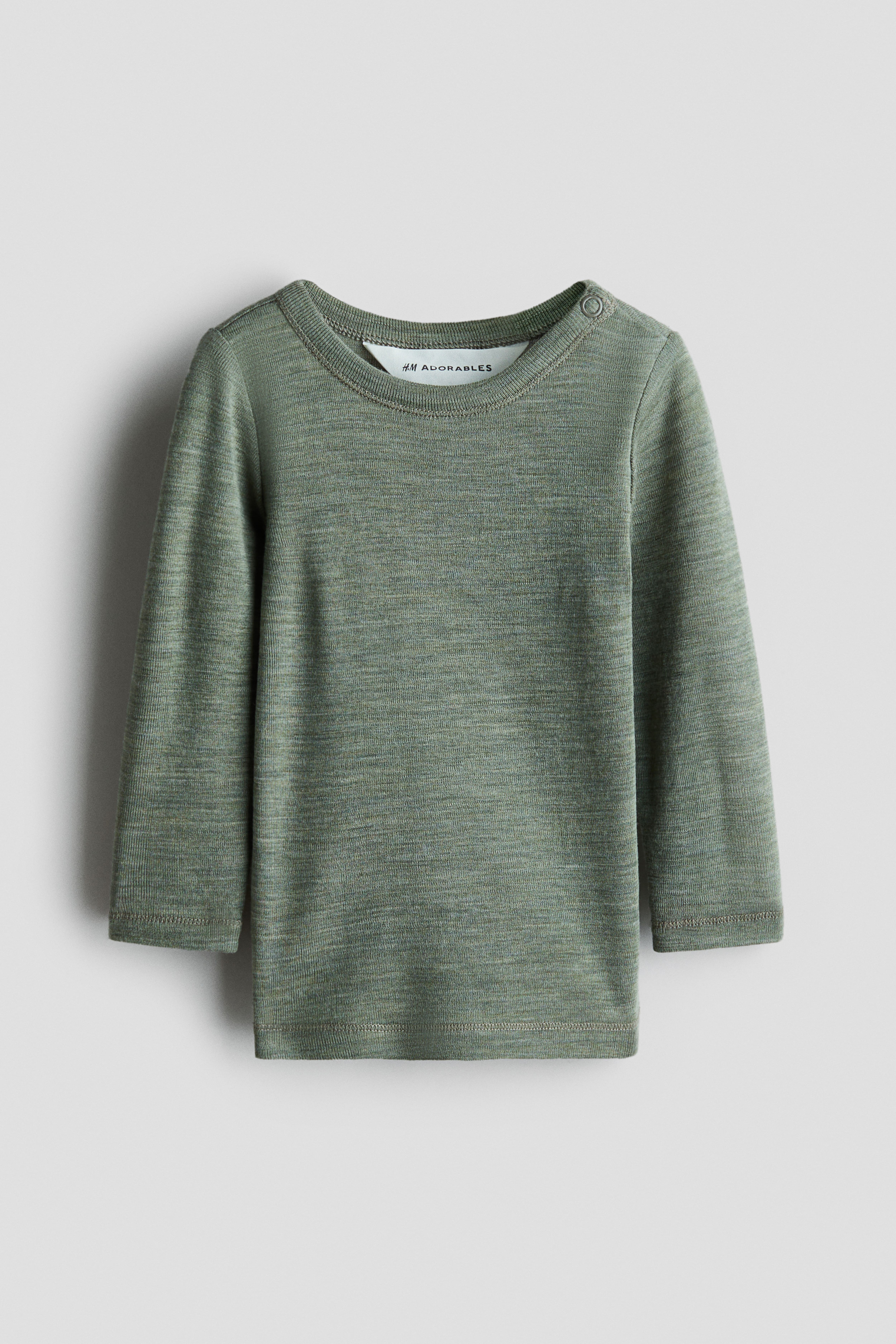 T-shirt en jersey de laine mérinos