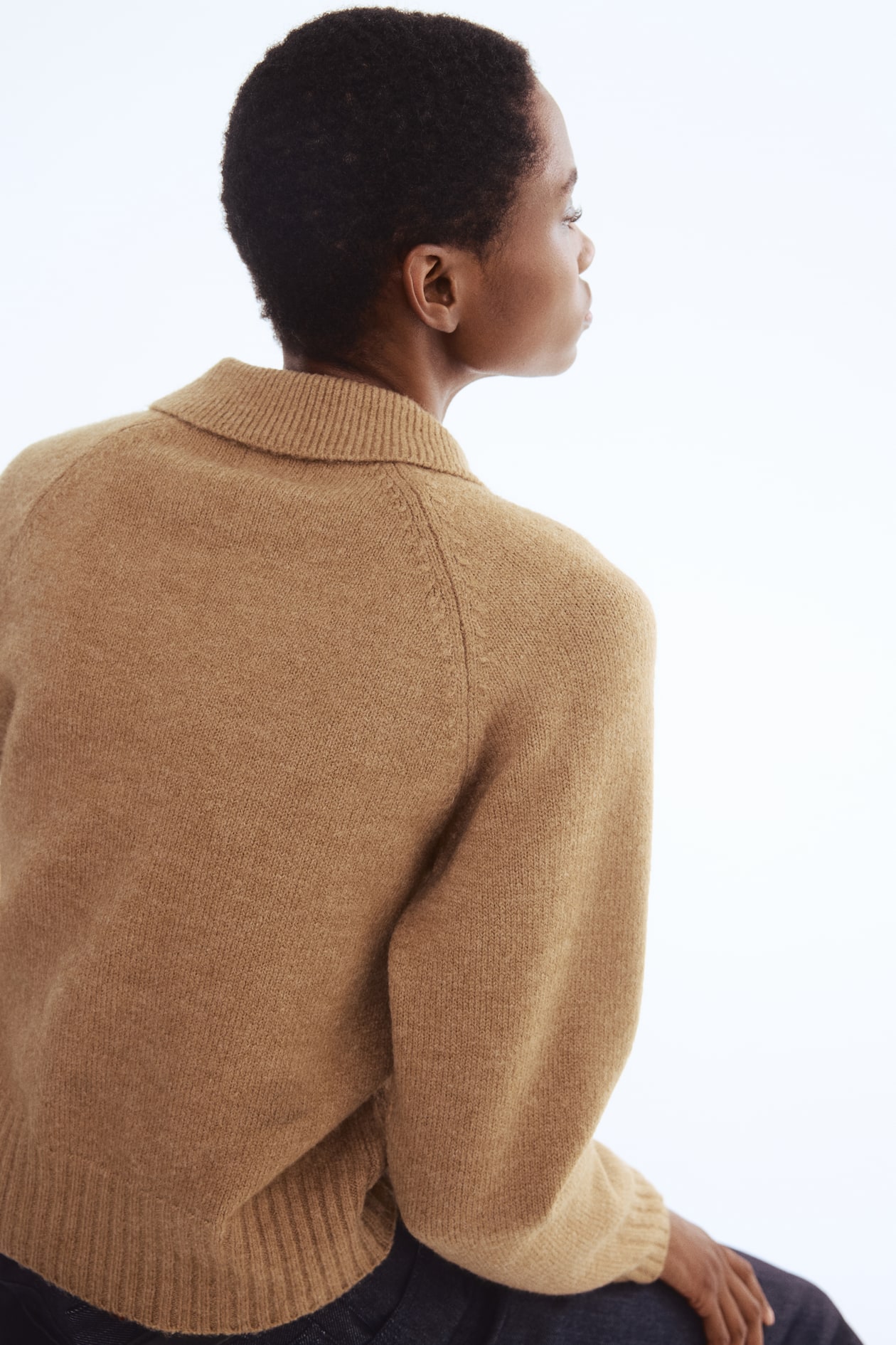 Sweater with Collar - image 3