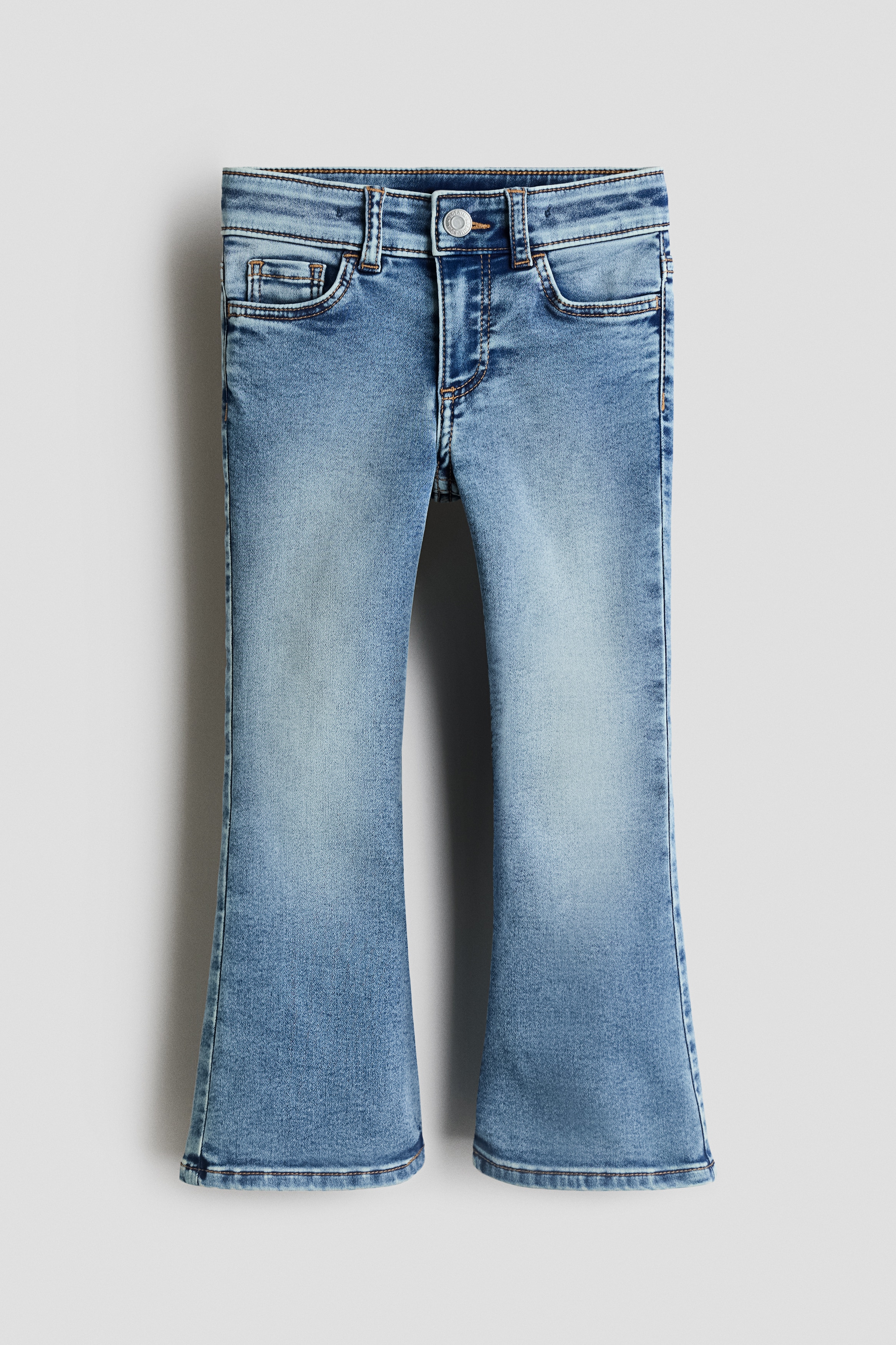 Super Soft Flared Leg Jeans - Blu denim/Blu denim scuro/Blu denim chiaro