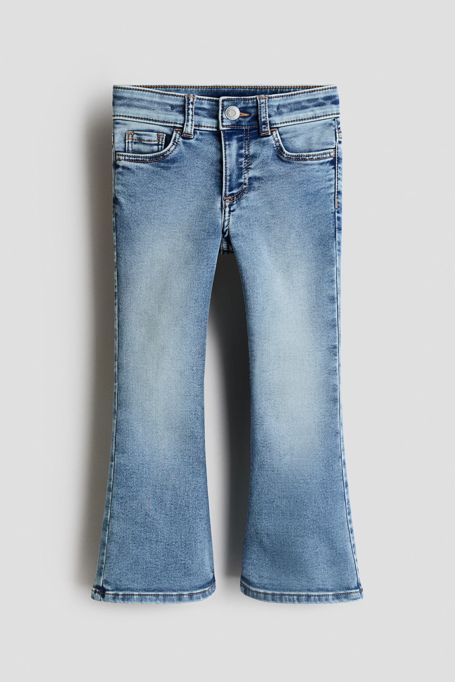 Super Soft Flared Leg Jeans - Bleu denim/Bleu denim clair/Bleu denim foncé - 1