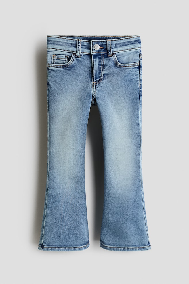 Super Soft Flared Leg Jeans - Denim blue/Dark denim blue/Denim black/Light denim blue/Denim grey - 1