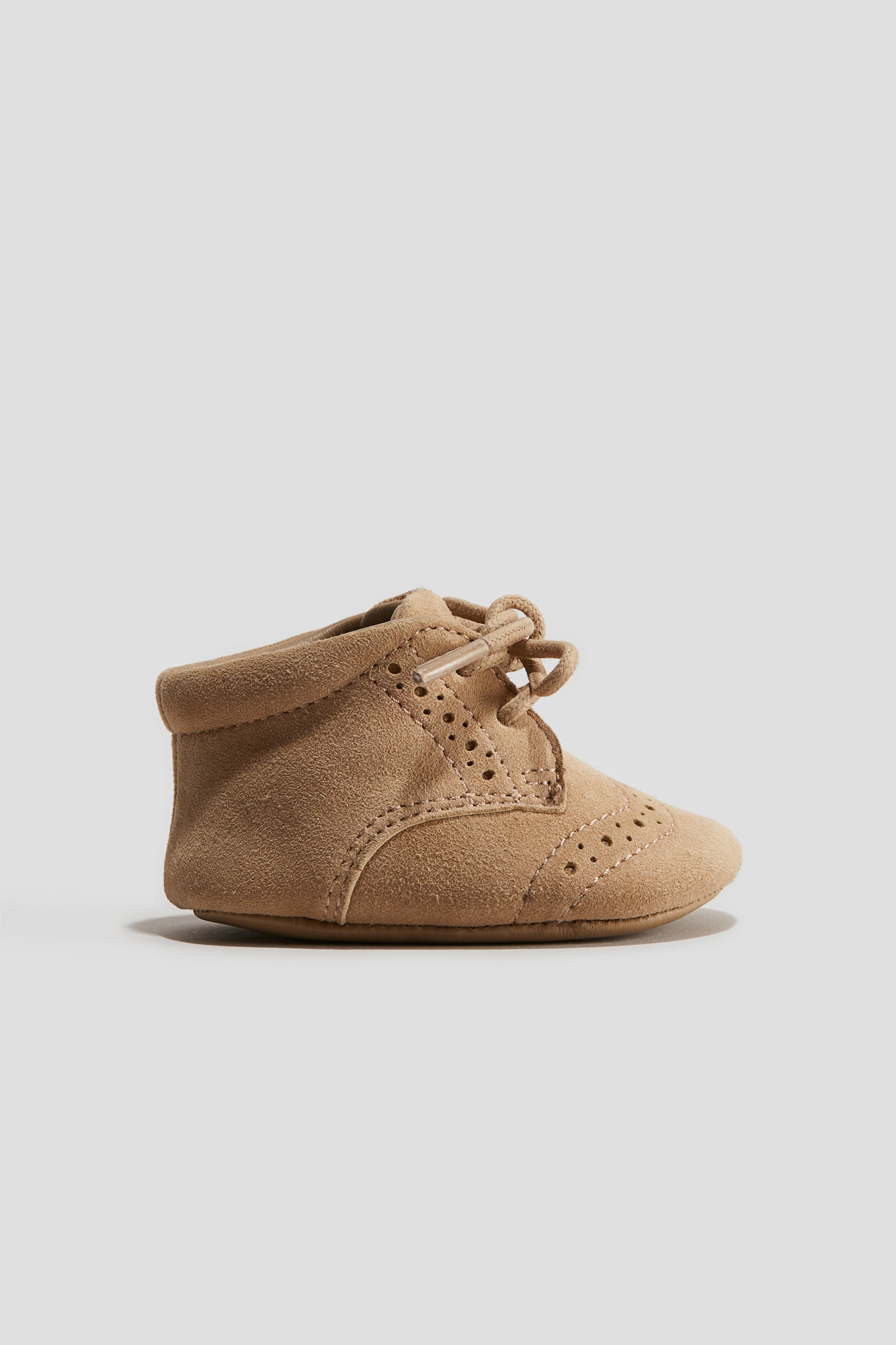Детские мокасины H&M Soft-Sole Moccasins, цвет: Бежевый — фото 2