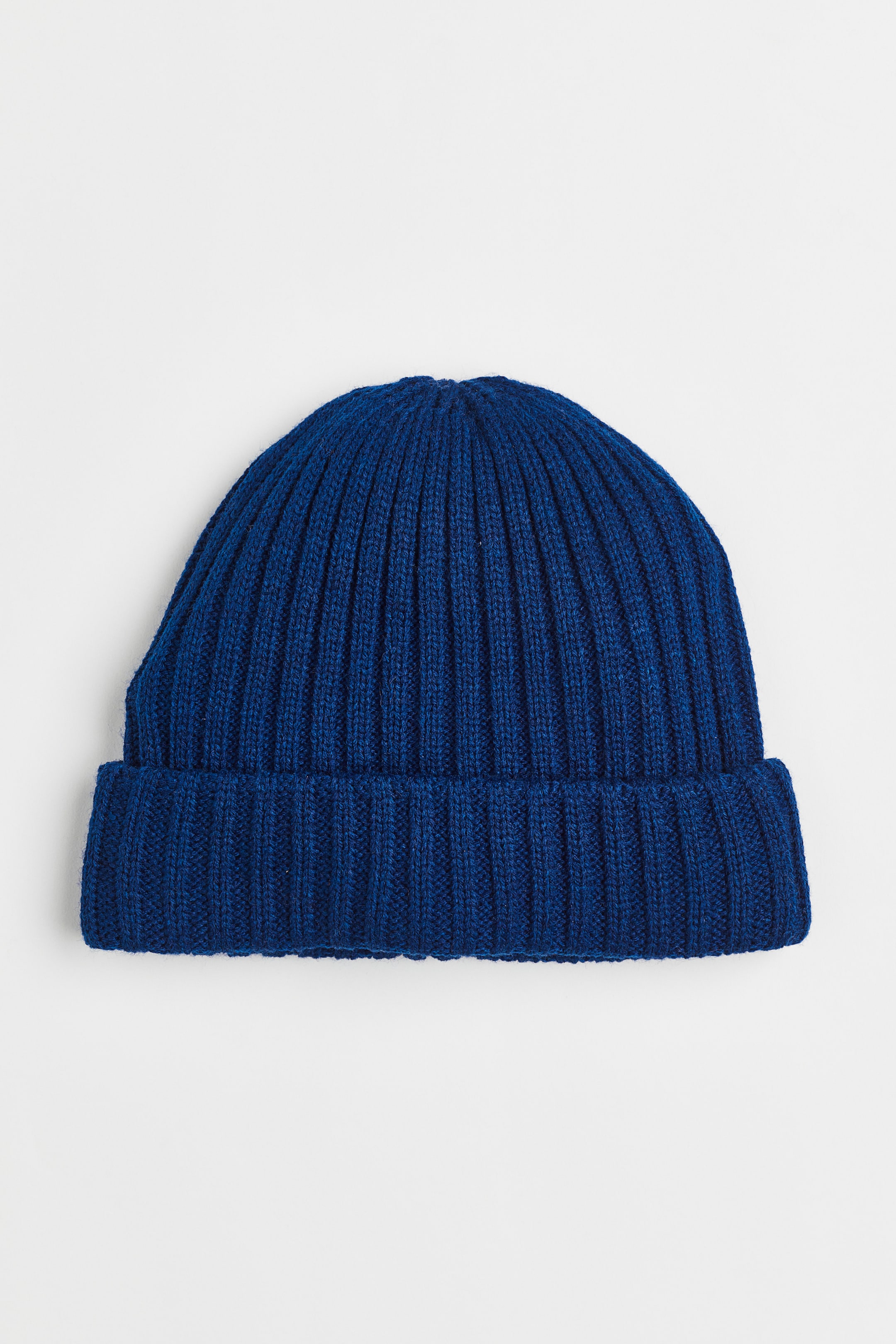 View larger image: Rib-knit hat - Bright blue - Men | H&M 1