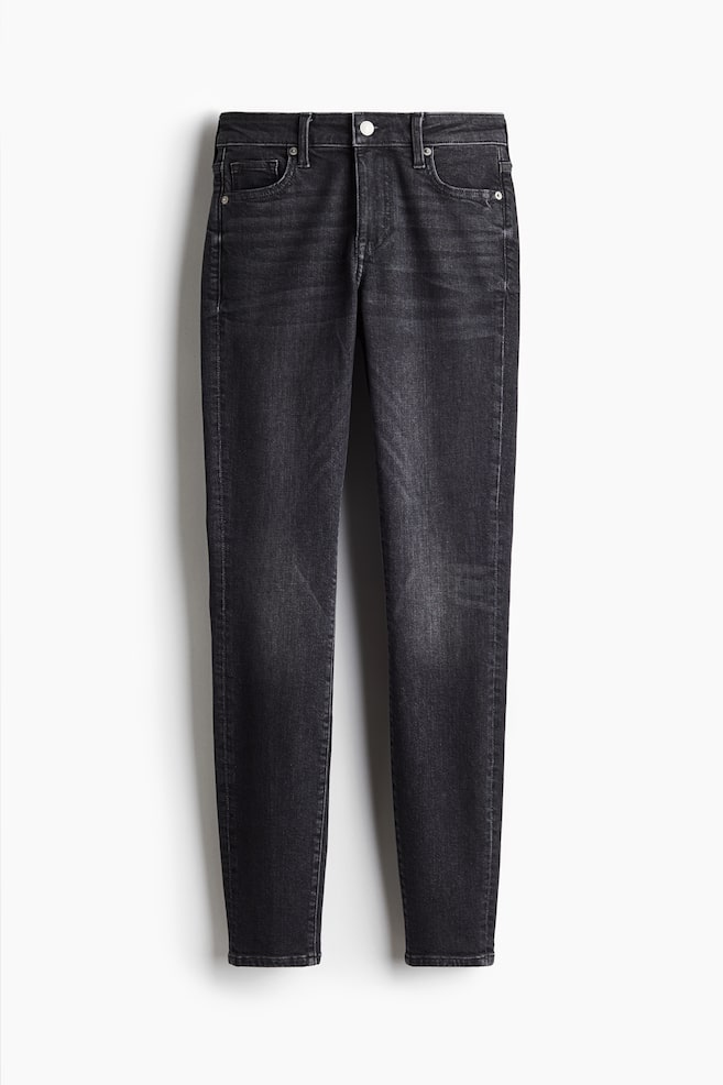 Skinny Regular Ankle Jeans - Black/Light denim blue/beige/Denim blue - 1