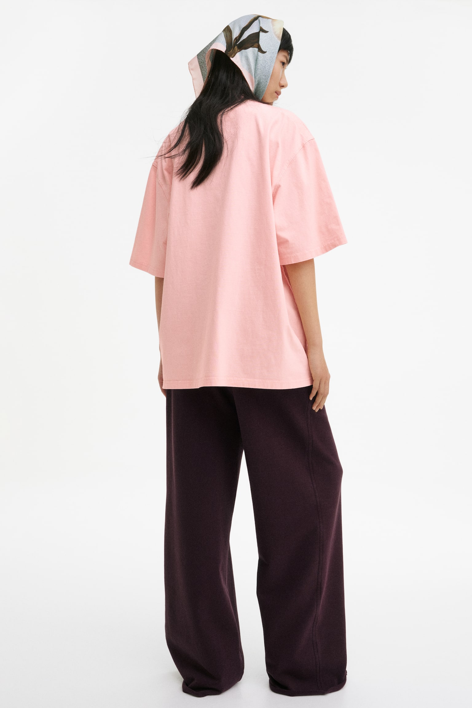Oversized T-Shirt - Light pink - 4