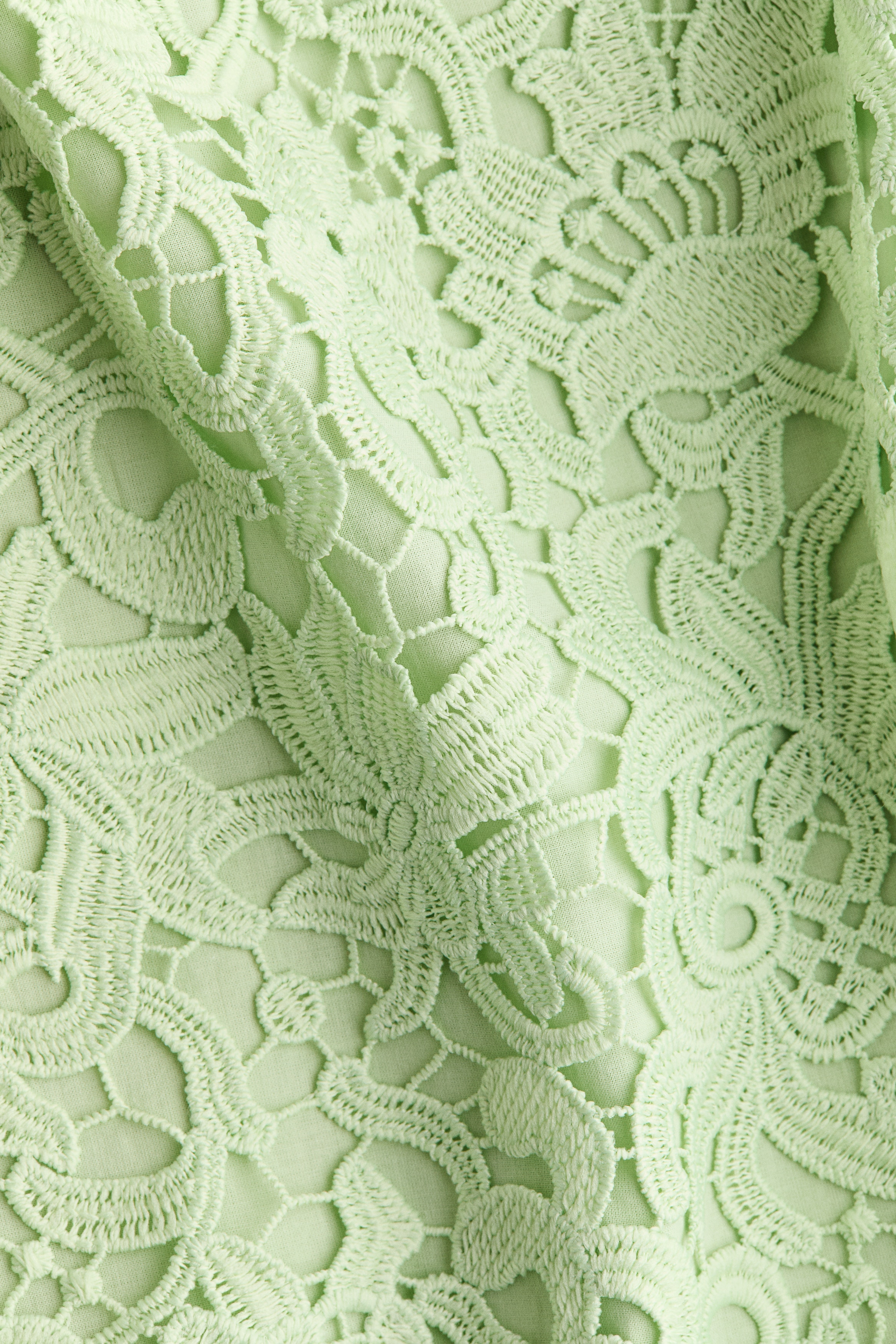 h and m green lace dress H&M MAMA - Dark Khaki Green Lace-trimmed satin dress