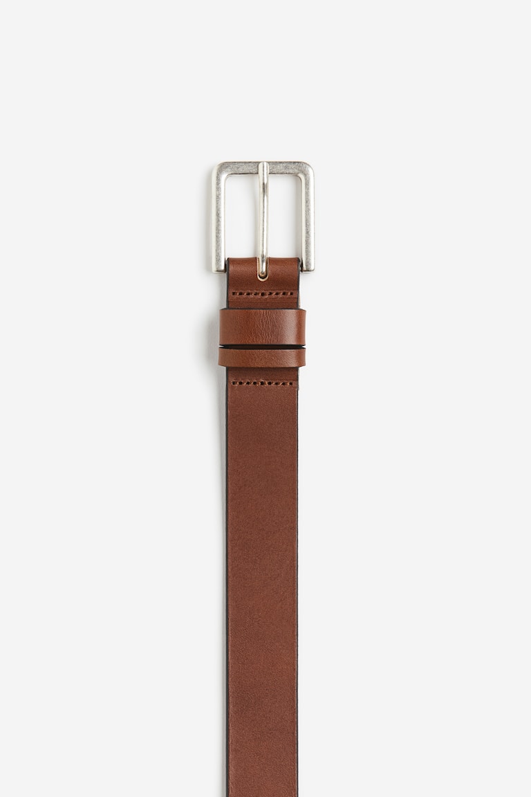Hm Com Ceinture H Et M Ceinture En Cuir Marron Clair HOMME H&M FR