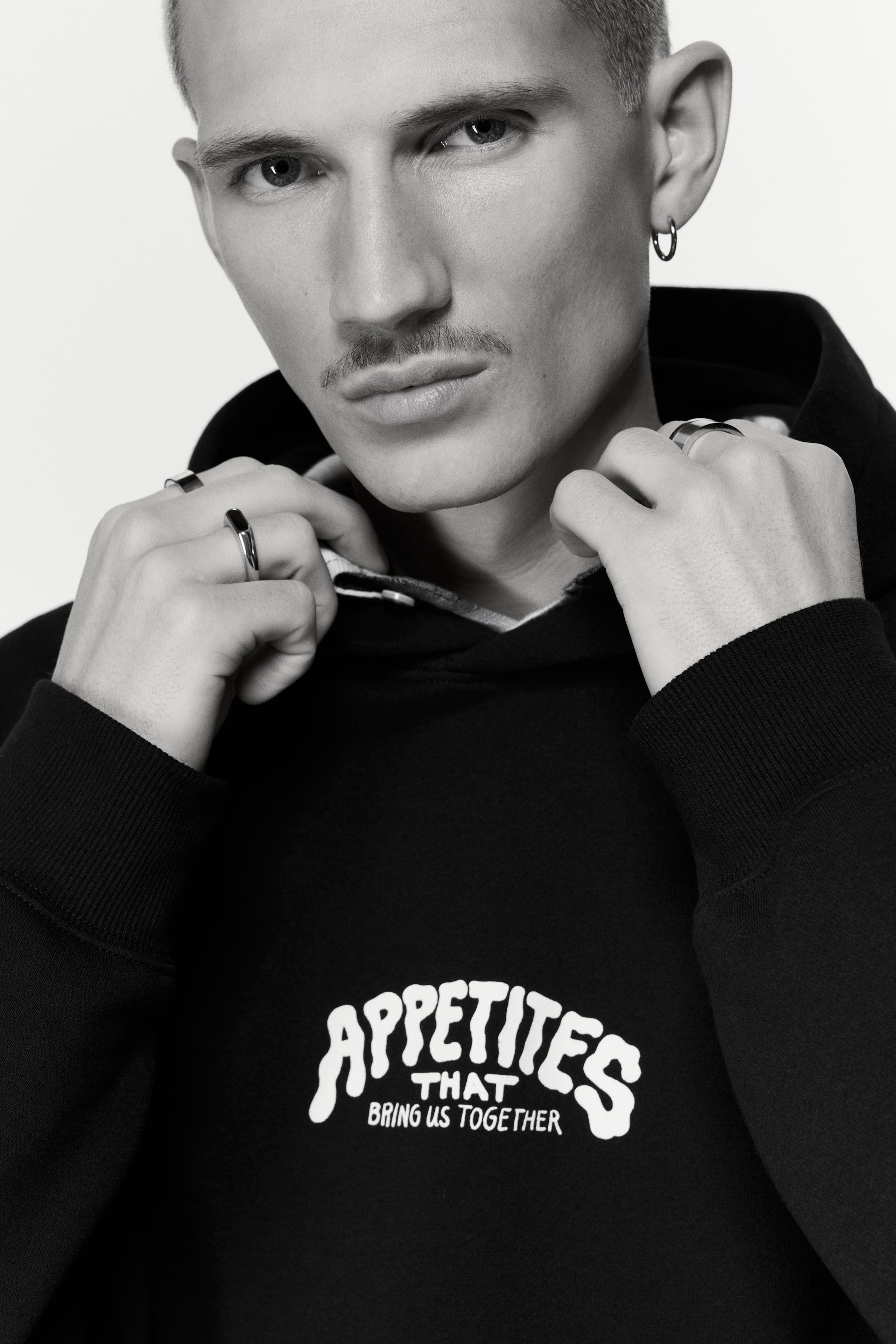 Agrandir l'image: Hoodie imprimé Relaxed Fit - Noir/Appetites - HOMME | H&M CH 3