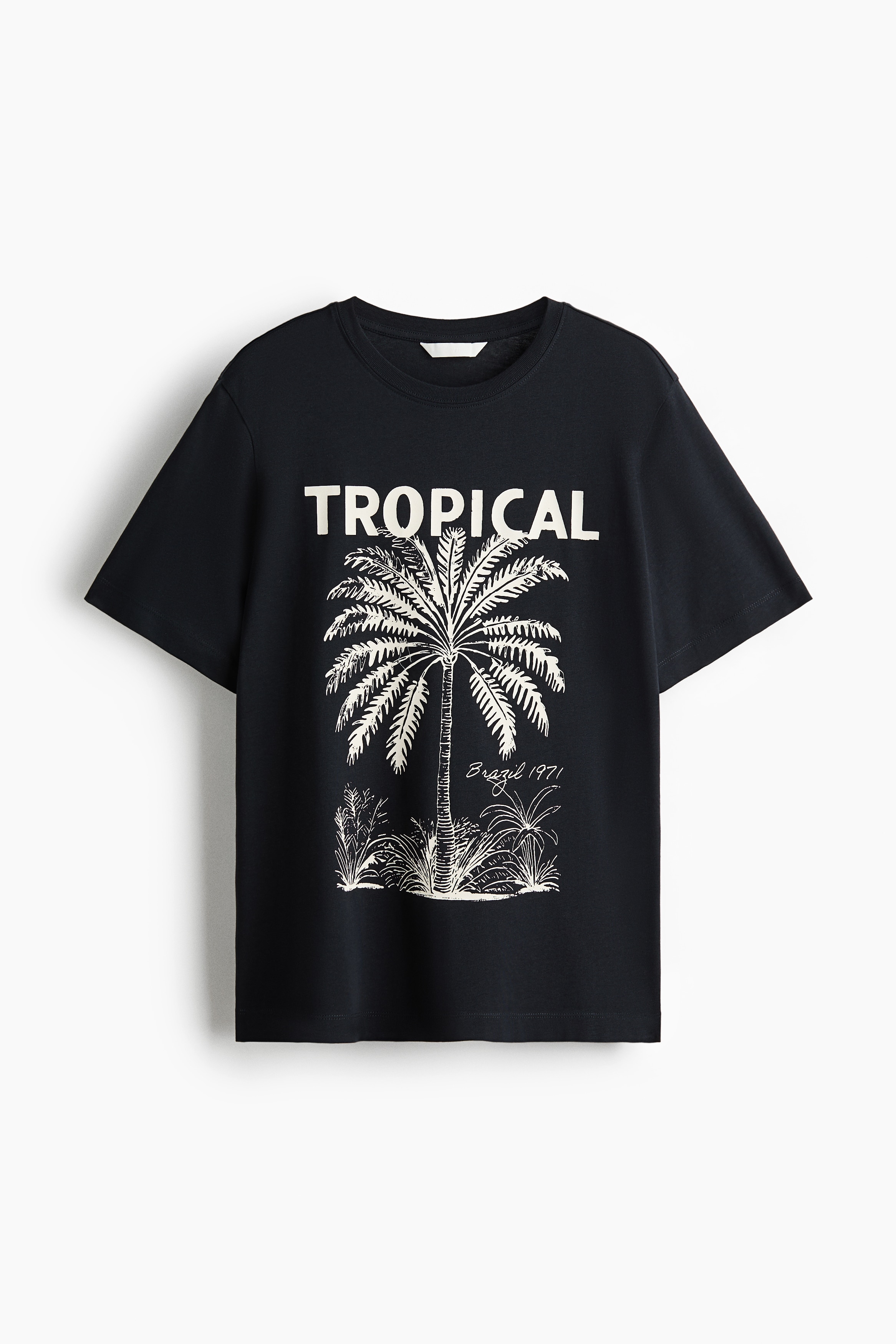 Printed T-Shirt - Black/Tropical/Black/Costa Rica/Dusty pink/Solare/Dark brown/palm trees/White/Rio de Janeiro/Cream/Marrakech/Brown/Solare/Light beige/striped/Cream/Brasil/Light yellow/Energized/Light yellow/Gelato