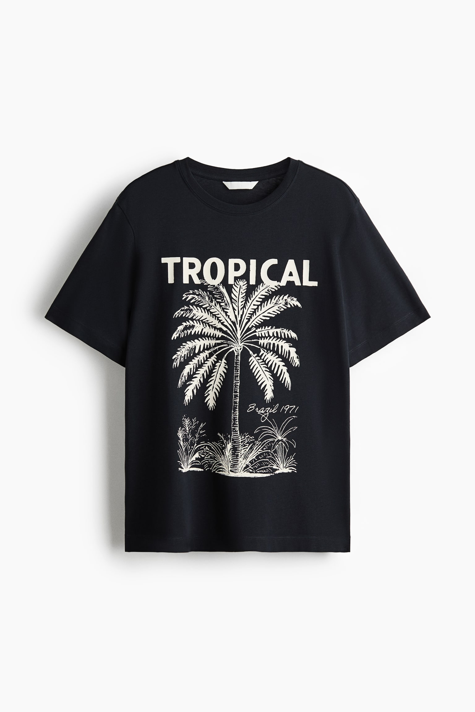 Playera con diseño - Negro/Tropical/Negro/Costa Rica/Café oscuro/Palmeras/Beige claro/Atacama/Blanco/Milos Island/Crema/Brasil/Café oscuro/Italia/Café/Solare/Café oscuro/The Vacation Edit/Blanco/Le Marais/Azul tenue claro/California/Crema/Biarritz