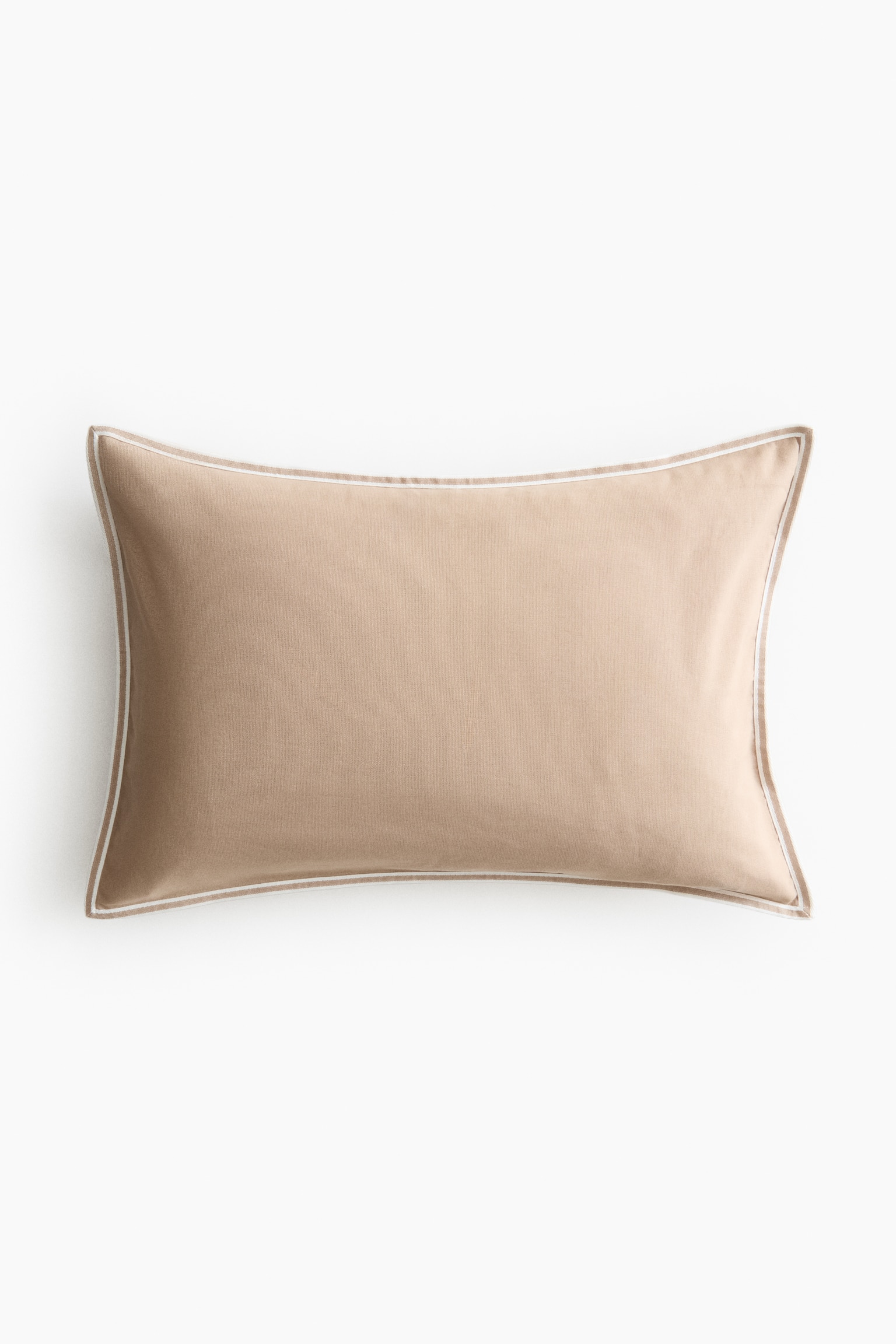 Cotton canvas cushion cover - Beige/Bright red/Bright blue/Light beige - 1