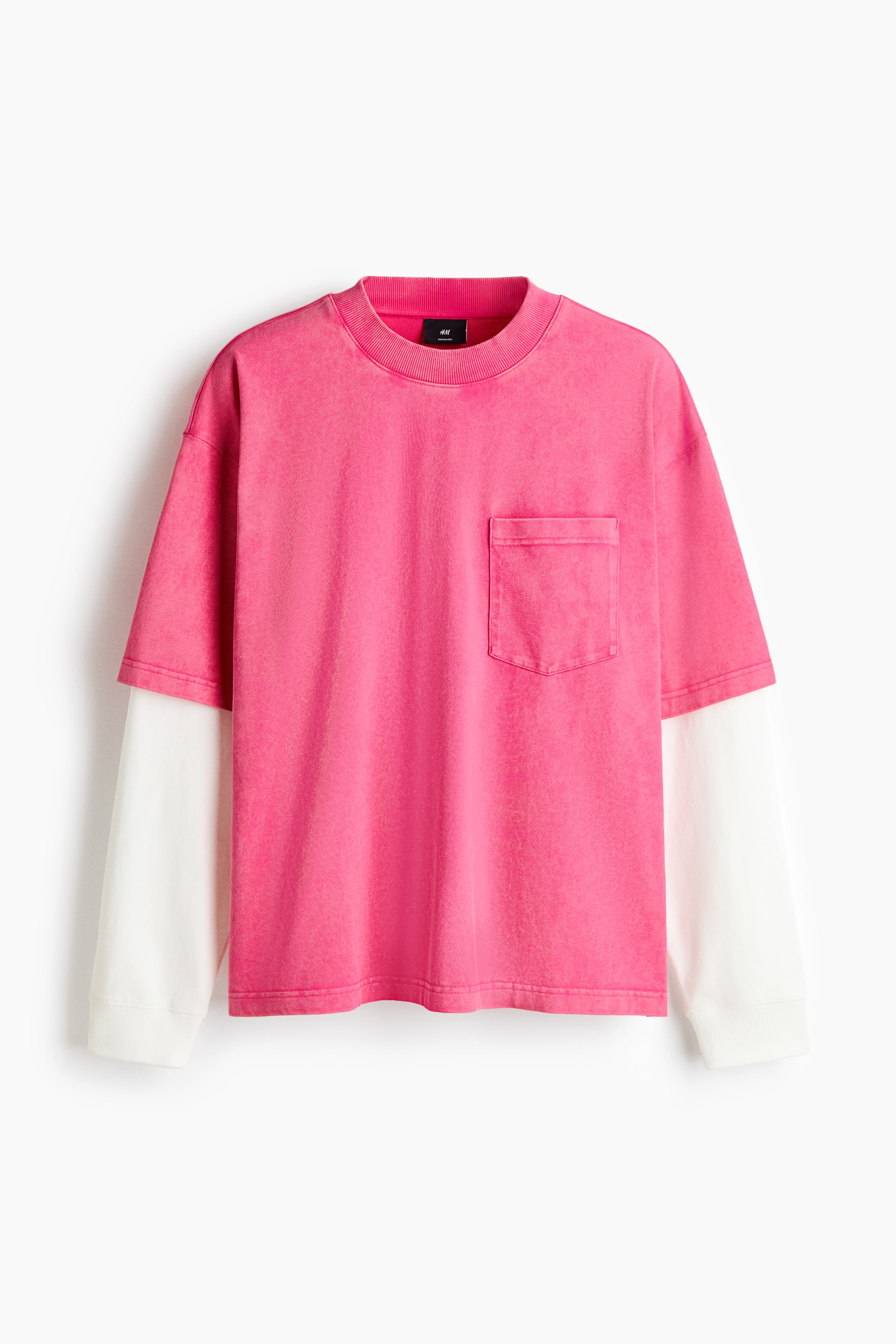 Oversized Layered Cotton Shirt