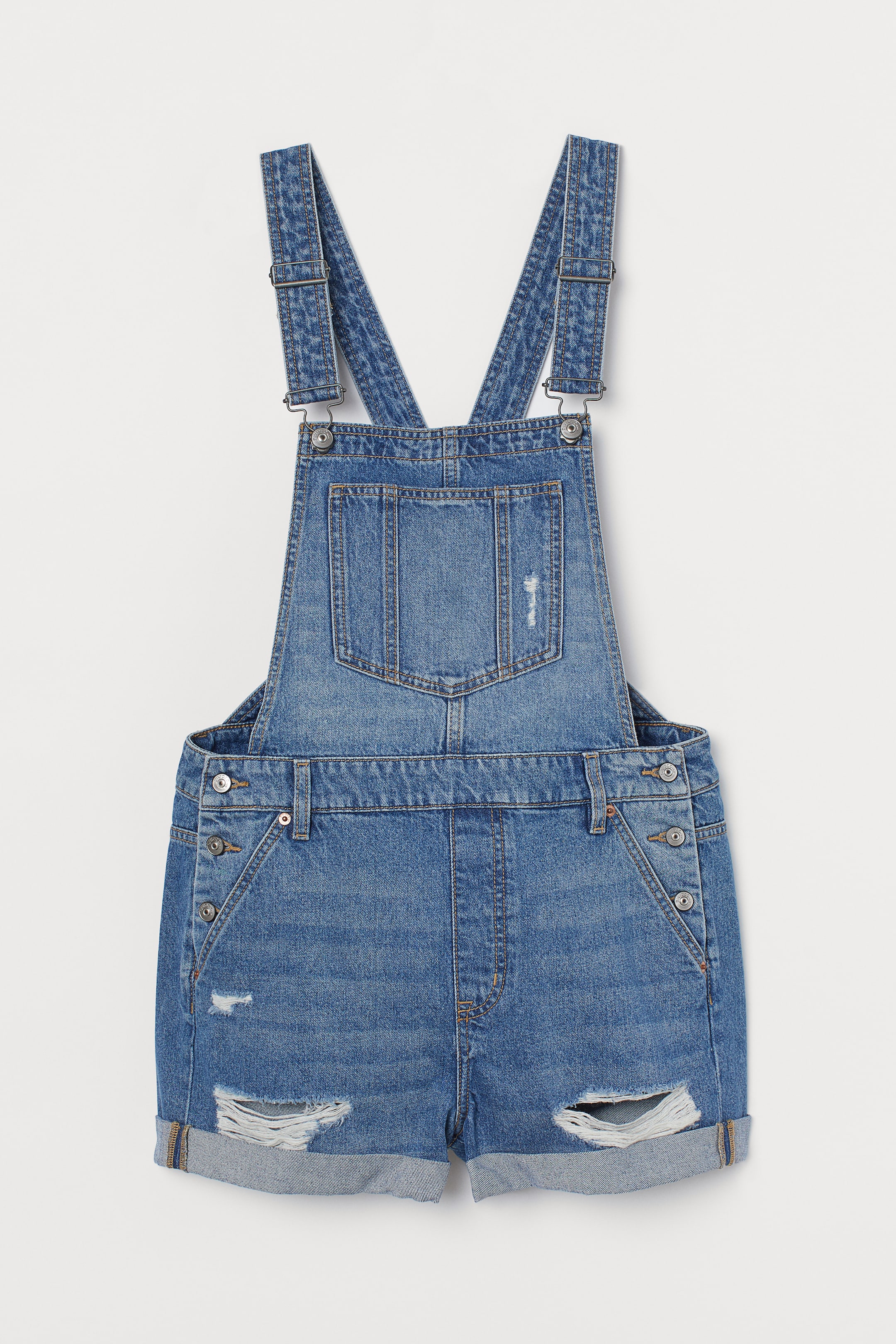 Προβολή μεγαλύτερης εικόνας: Κοντή denim σαλοπέτα - Μπλε denim - Ladies | H&M GR 1