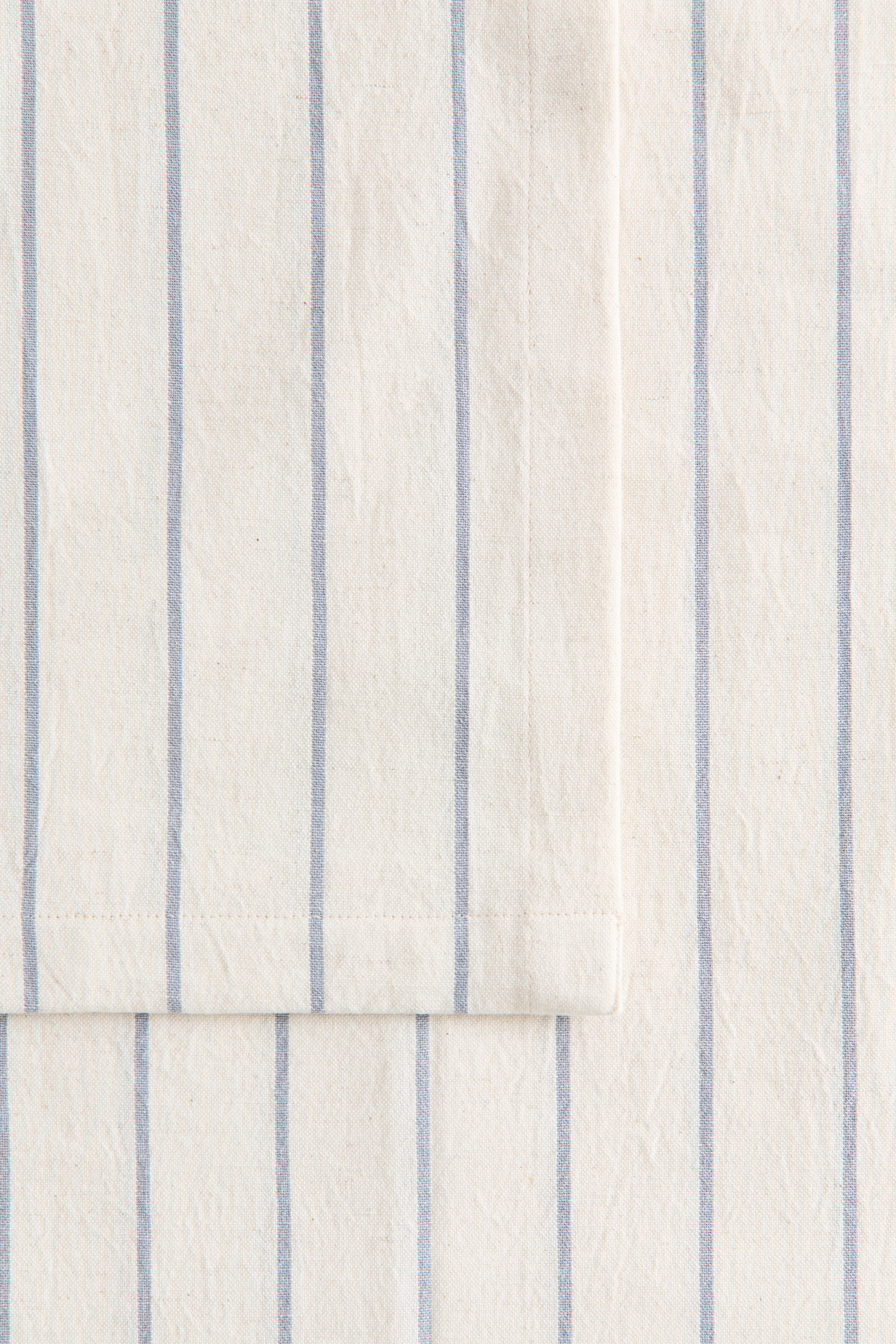 Patterned Linen-Blend Tablecloth