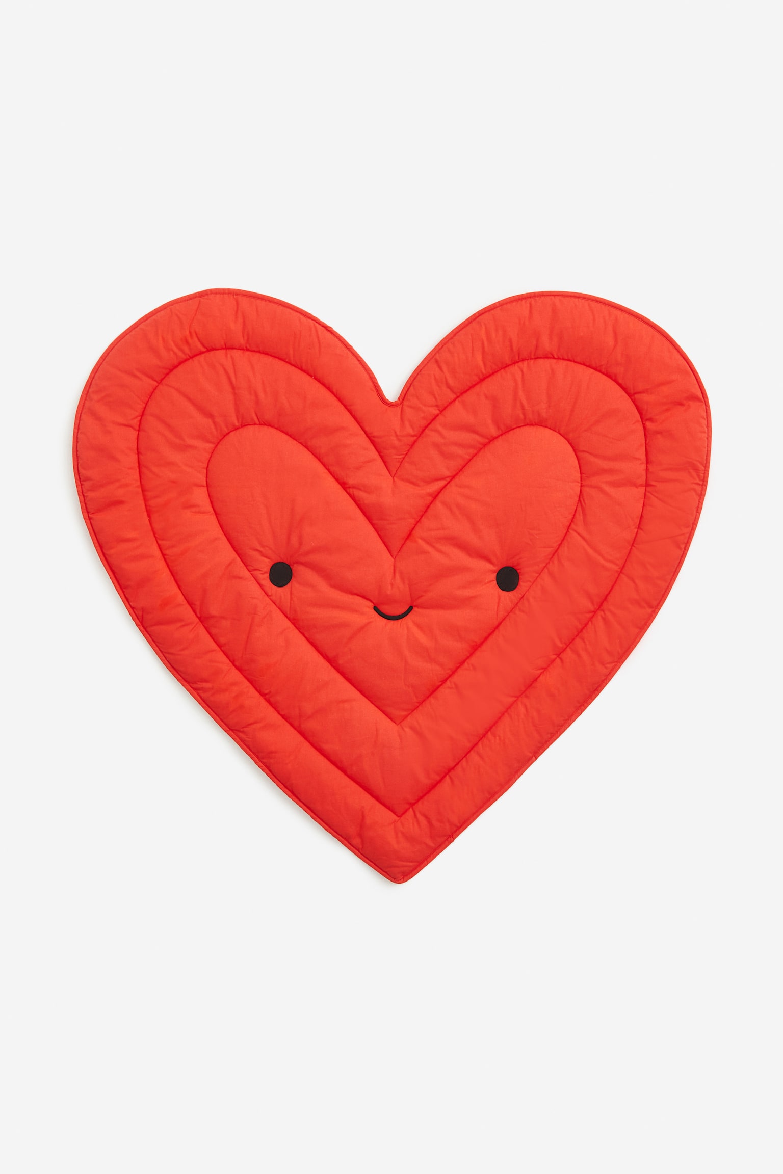 Heart-shaped Baby Mat - Bright red - 1