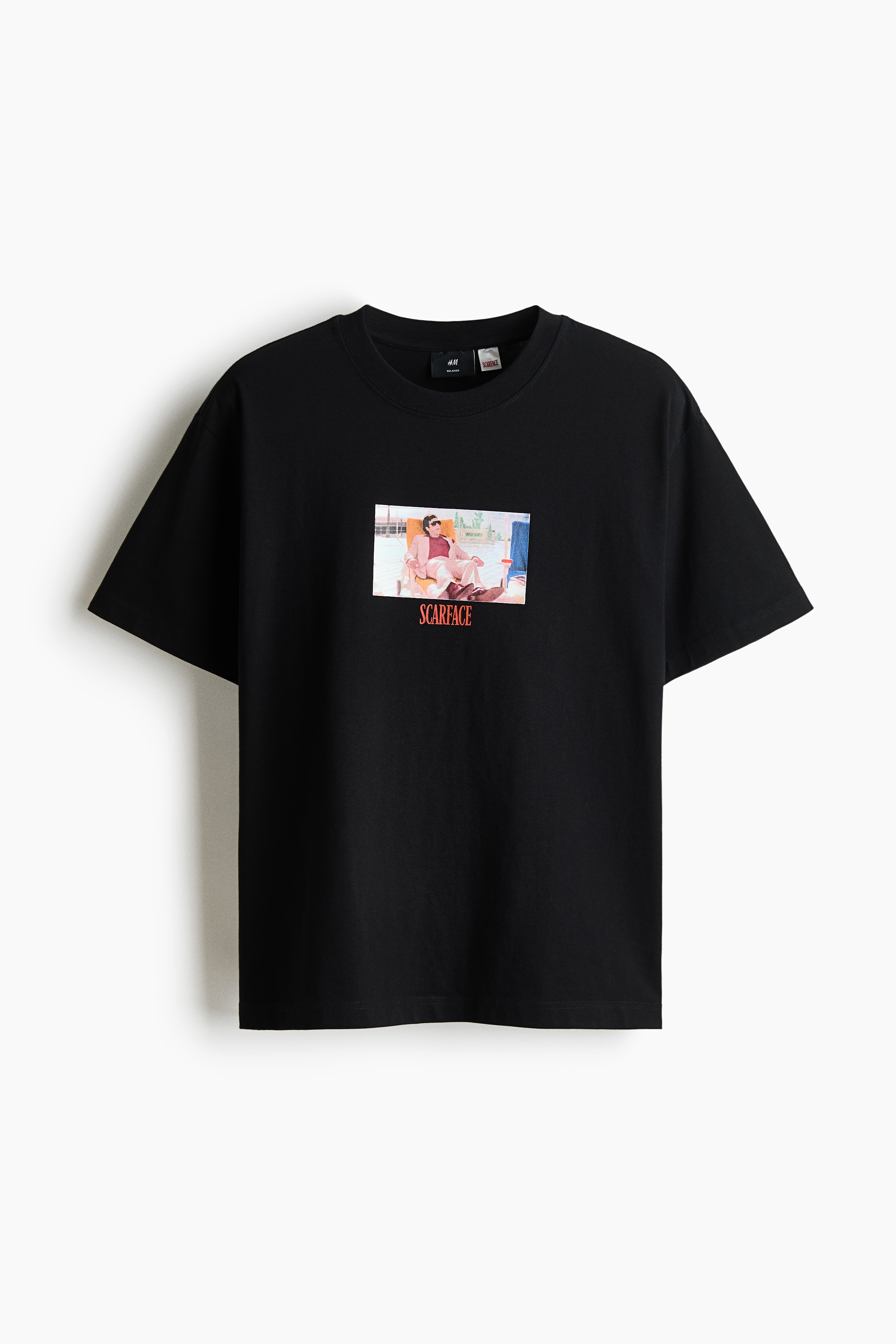 Loose Fit T-shirt - Black/Scarface/Brown/Van Gogh/Black/ 2pac/Black/Metallica/Dark green/Snoopy/White/Claude Monet/White/Oasis/White/Monet/White/The Rolling Stones/White/Honda/White/University of Michigan/White/Reservoir Dogs/Black/Florida Gators/White/Johnny Cash