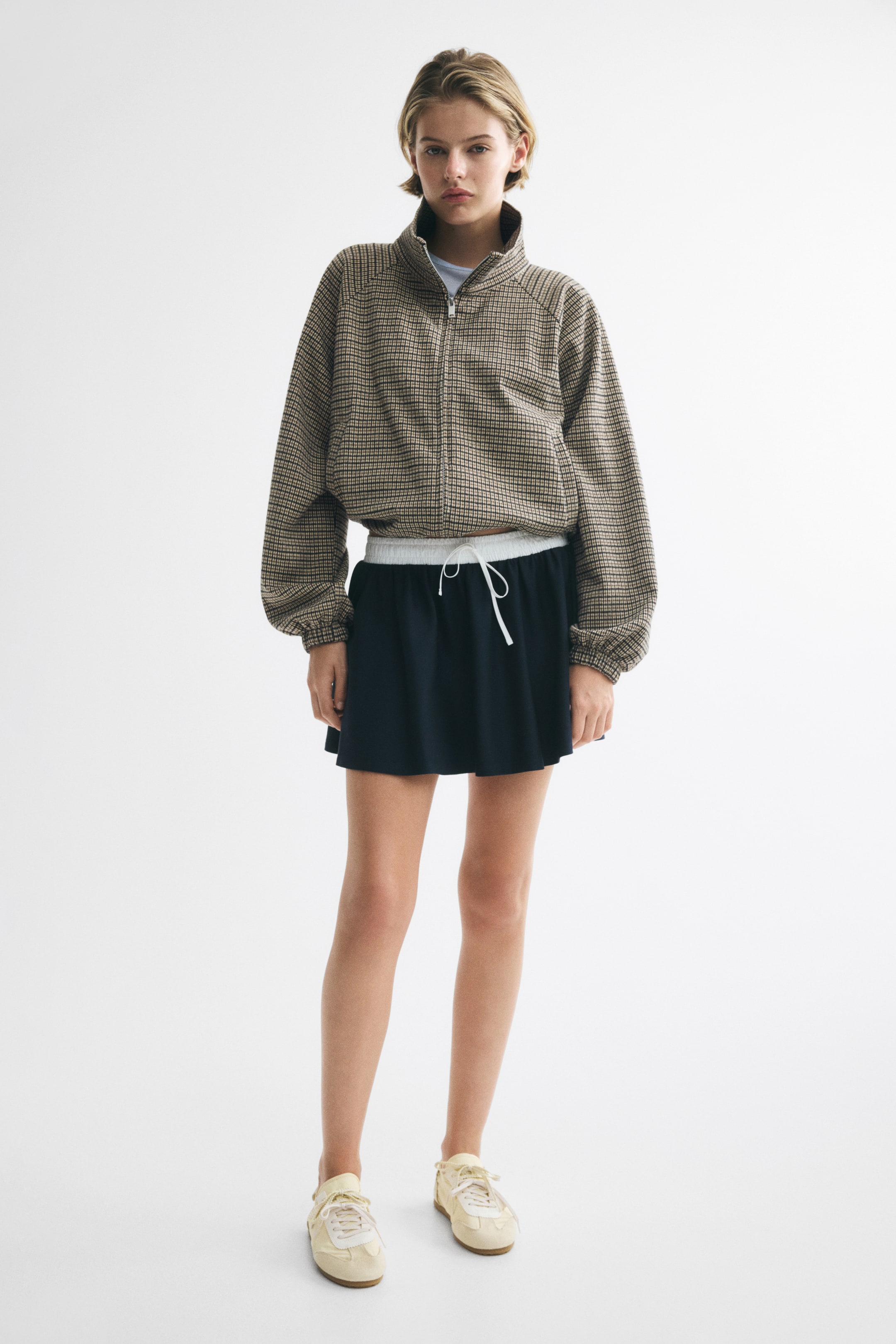 Женские куртки H&M Balloon-Sleeved Jacquard-Knit Jacket — фото 4