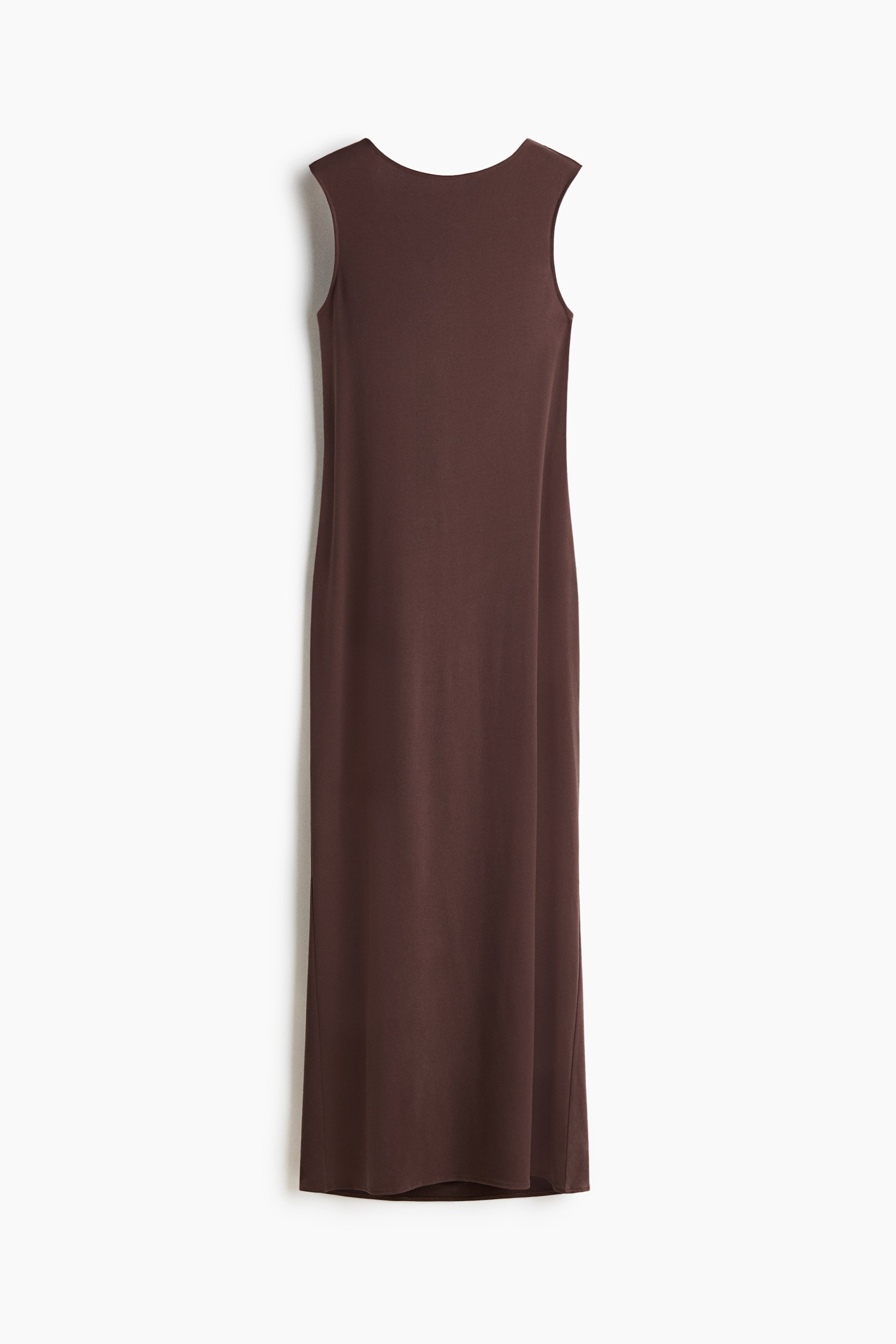 Cowl-back maxi dress