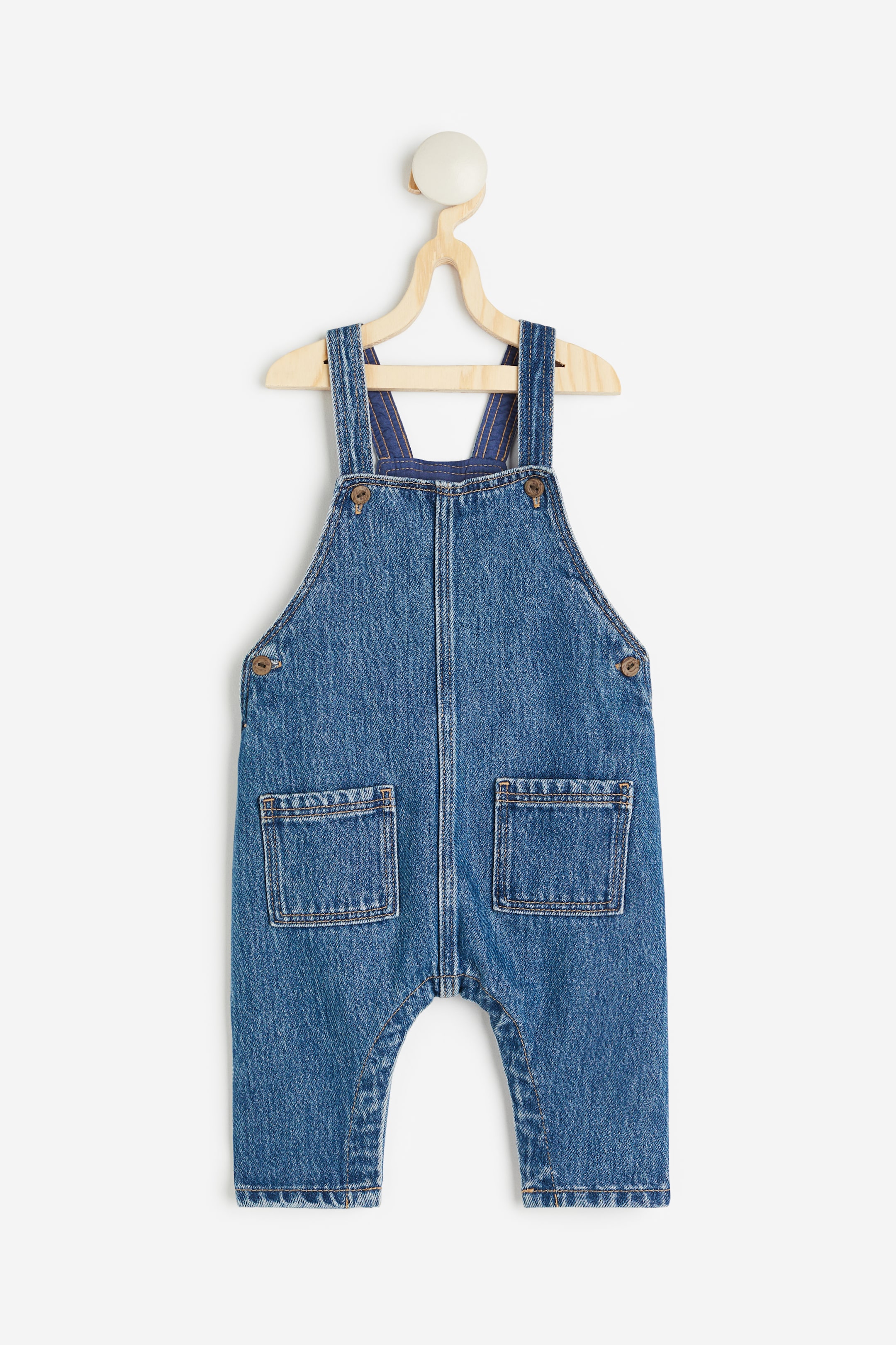 Lined Denim Overalls