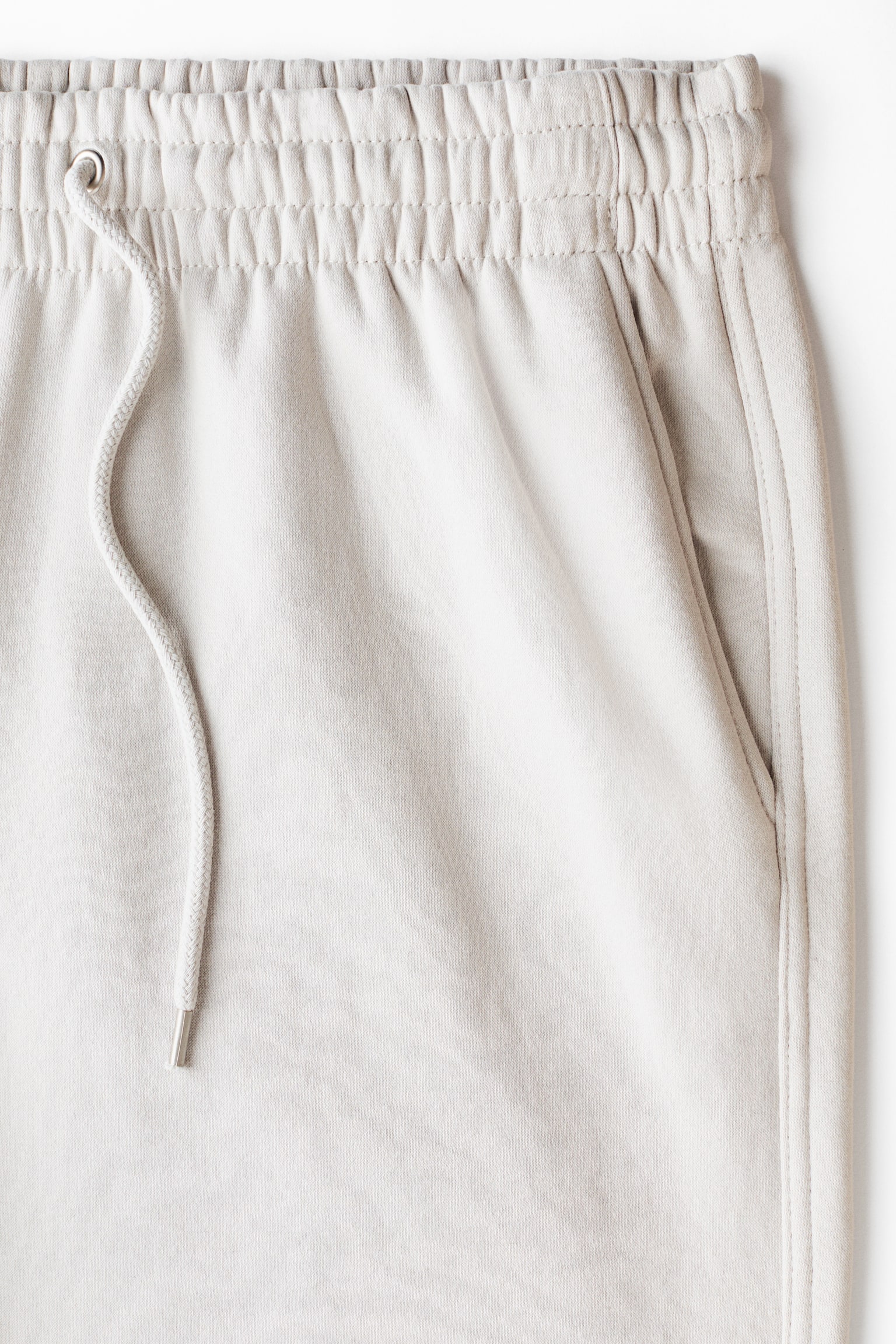 Спортивні штани Loose Fit - Світло-сірий/Темно-синій/Зелений хакі/Коричневий/Чорний/Темний сливово-фіолетовий/Світло-сірий меланж/Кремовий/Сірий - 5