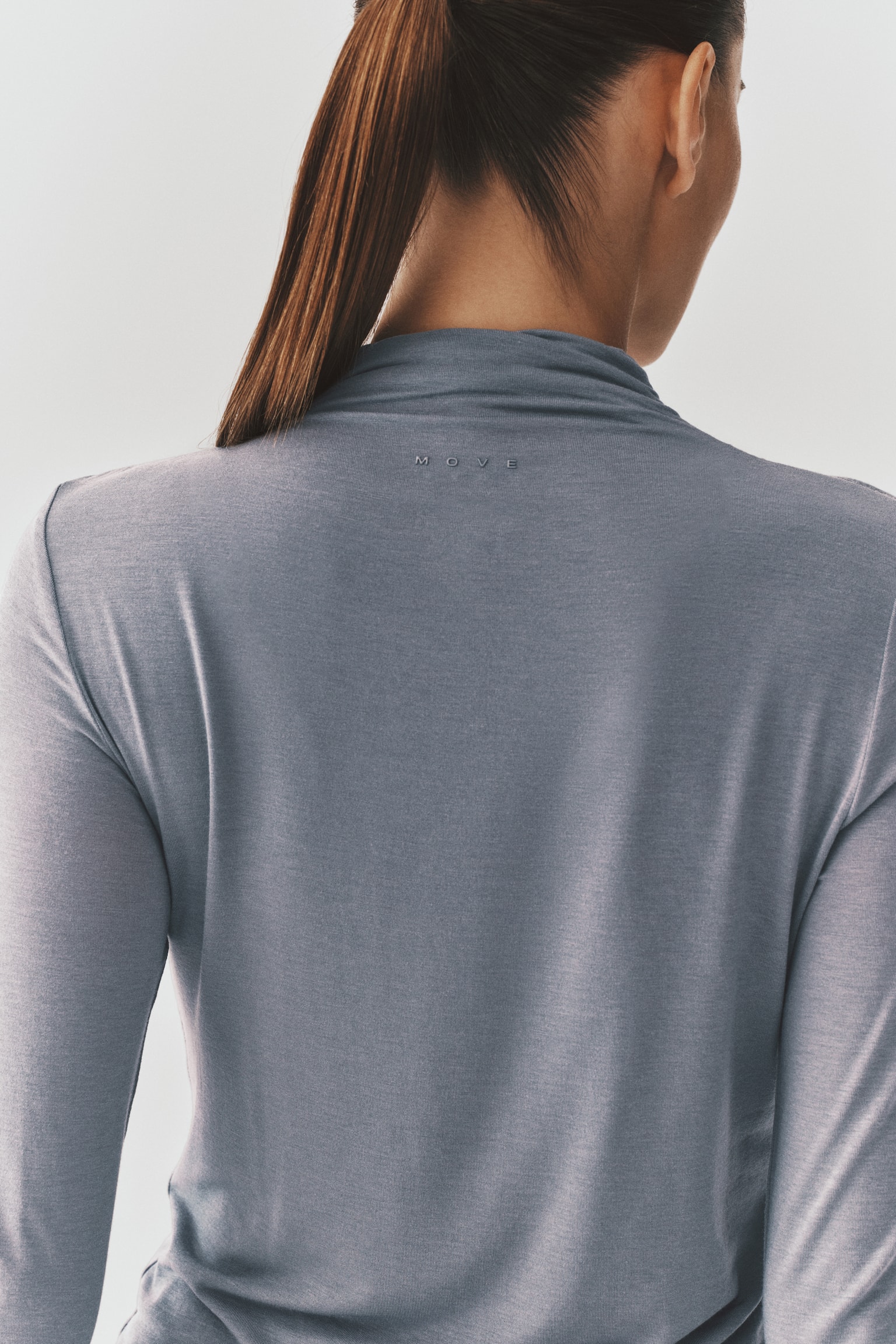 Женский топ H&M Move Warm Modal-Blend Base-Layer, цвет: Глиняный — фото 7